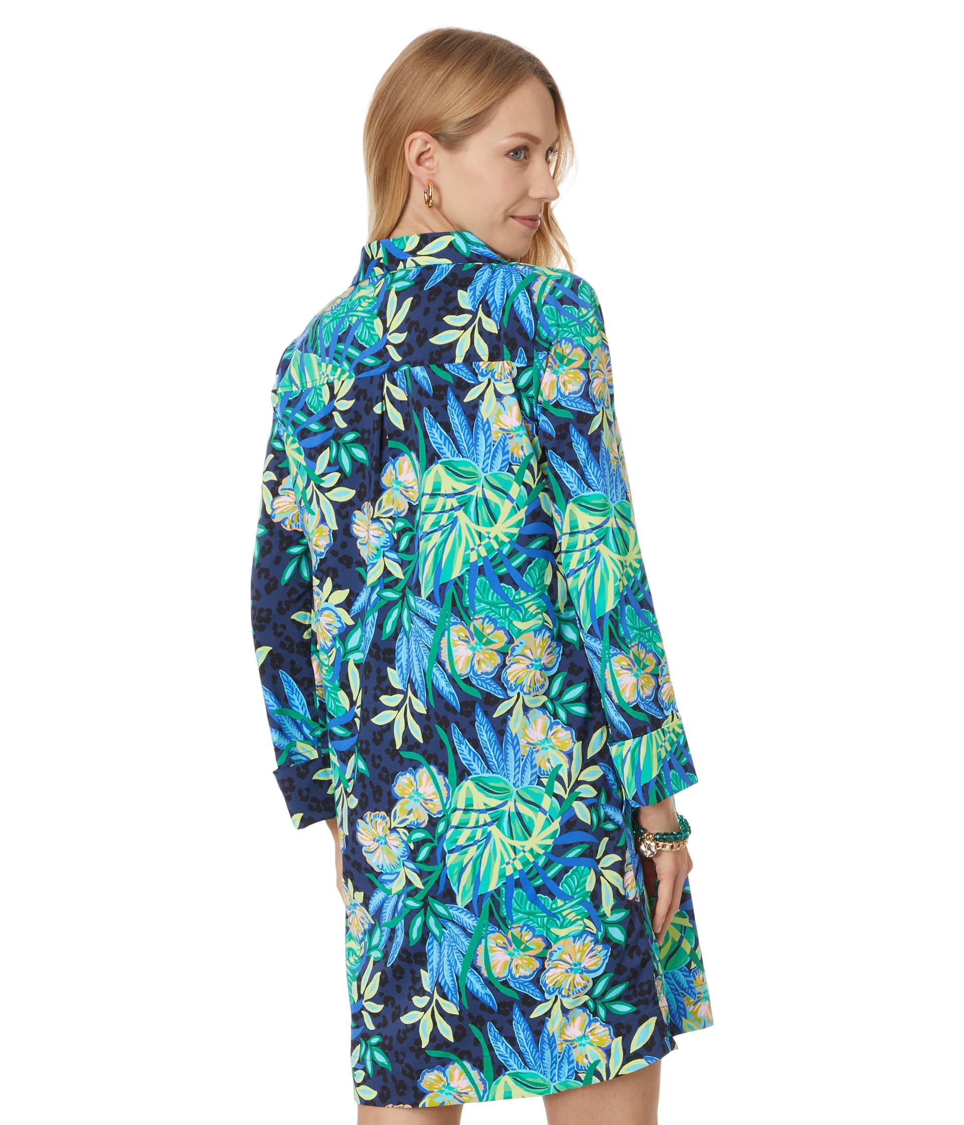 Lilly Pulitzer, mujer, vestido Chessie UPF 50+, multicolor The Hottest Spot, pequeño