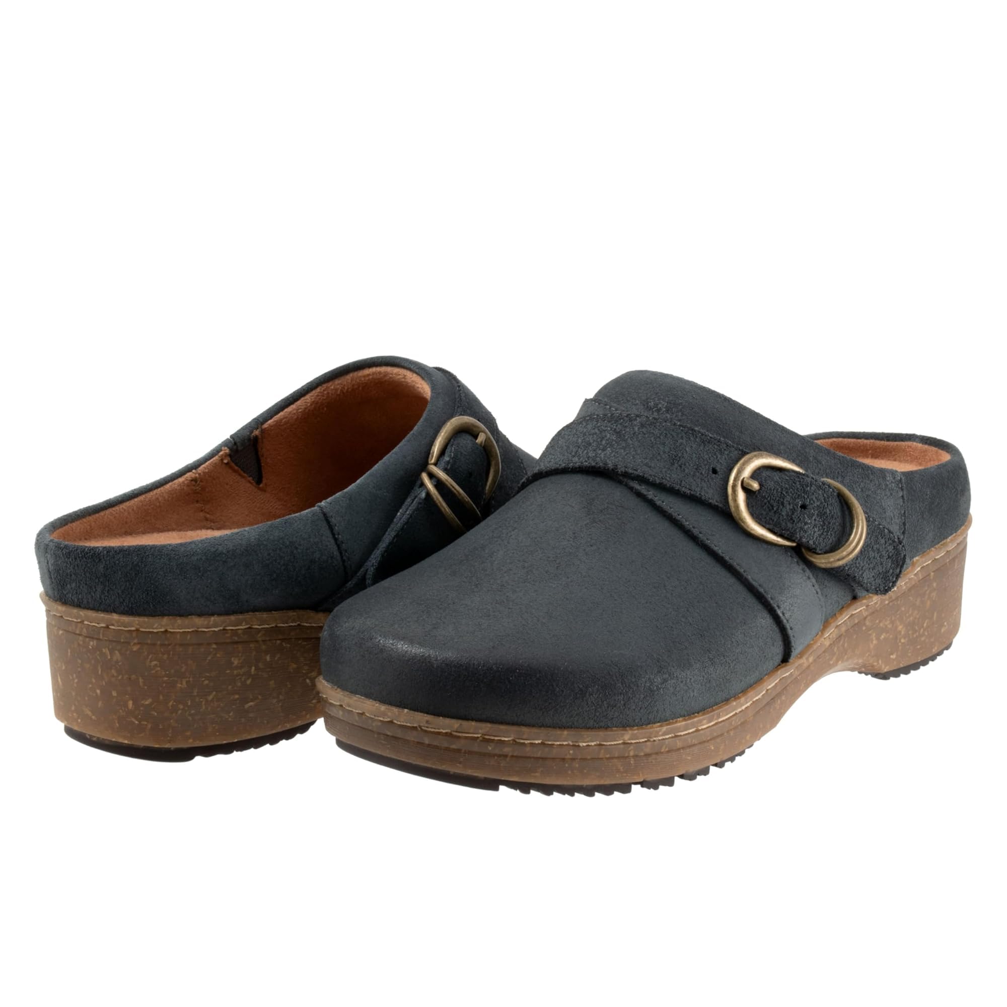 SoftWalk Asmara - Ante ahumado para mujer, 9,5 de ancho