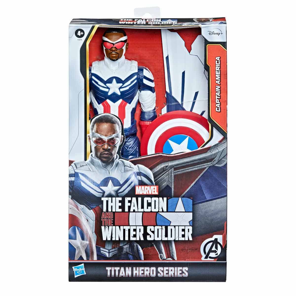 Figura de acción del Capitán América de los Vengadores Titan Hero Series de Marvel, j