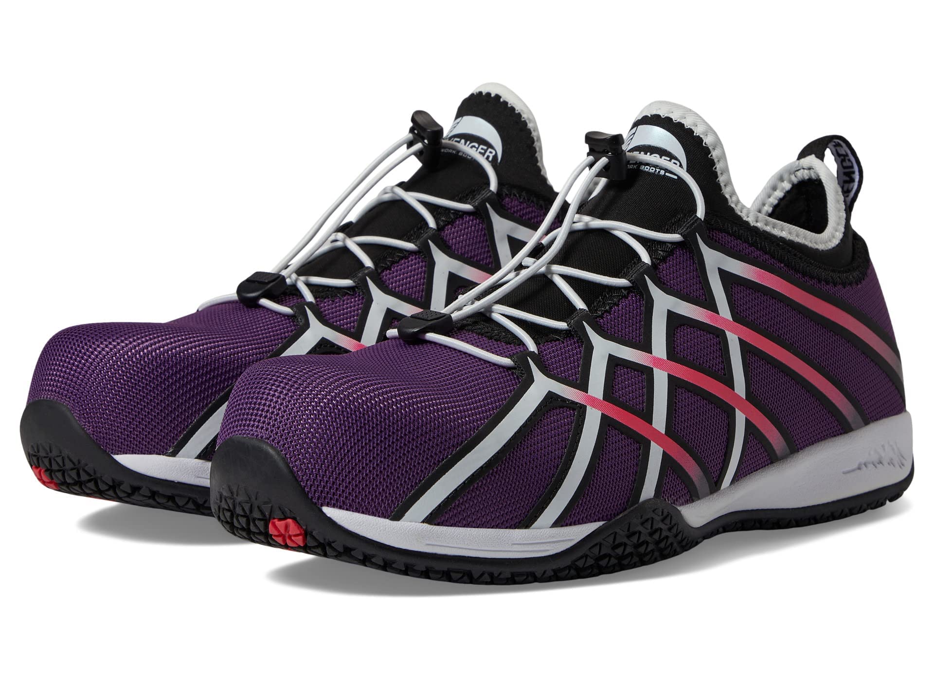 Botas de trabajo Avenger Hydro morado/blanco 8.5 D - Anchas