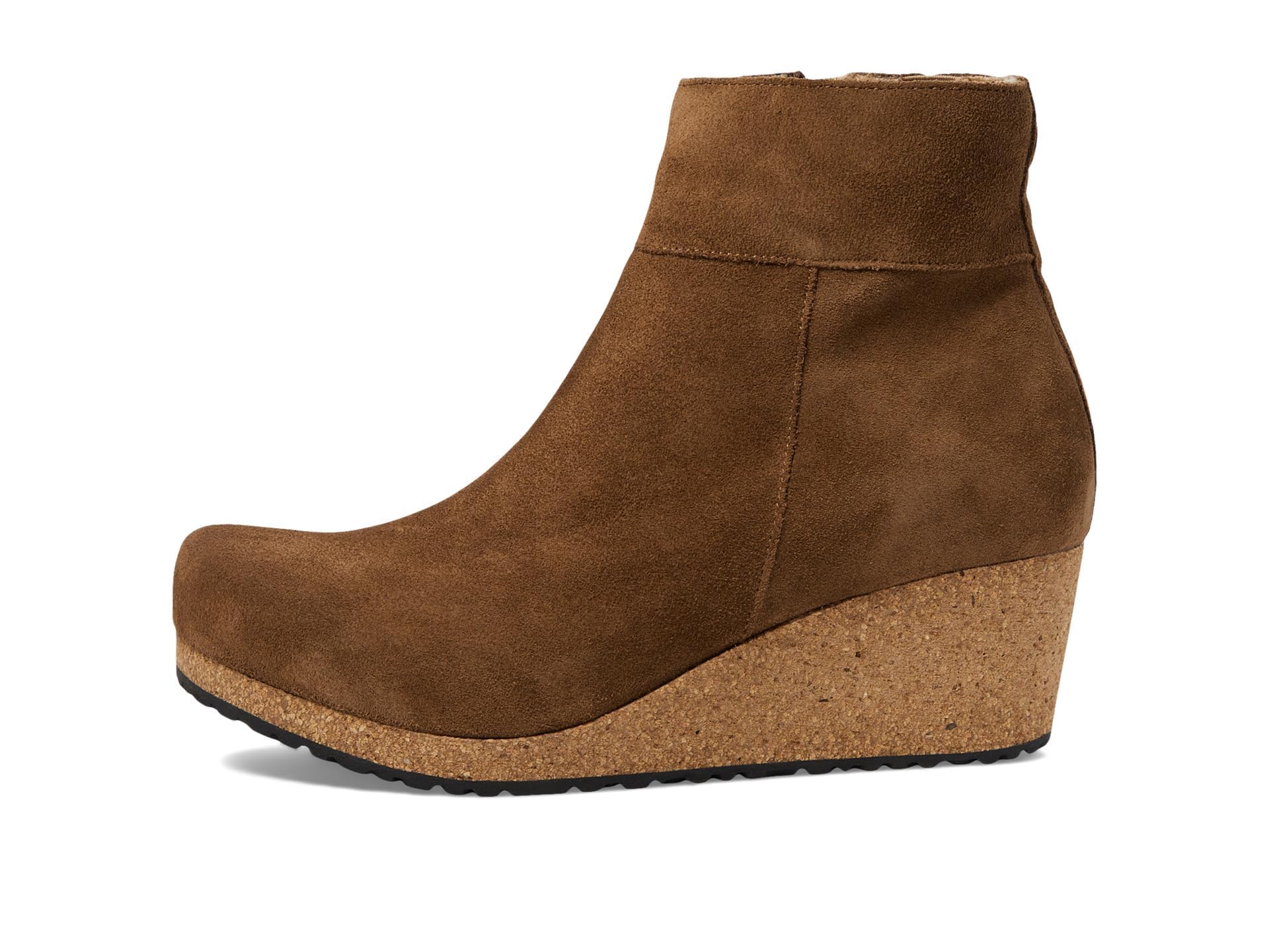 Birkenstock Ebba - Botín con cuña para mujer, color té oscuro, 10-10,5 estrecho