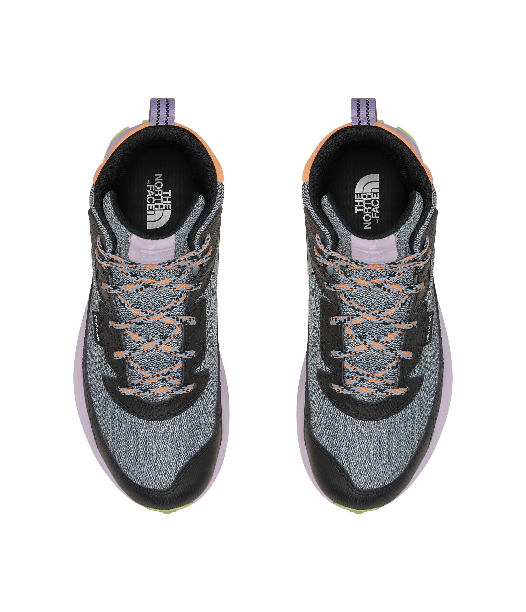 THE NORTH FACE Teen Fastpack Hiker Mid Zapato impermeable, Khaki Stone/Geyser Aqua, 7