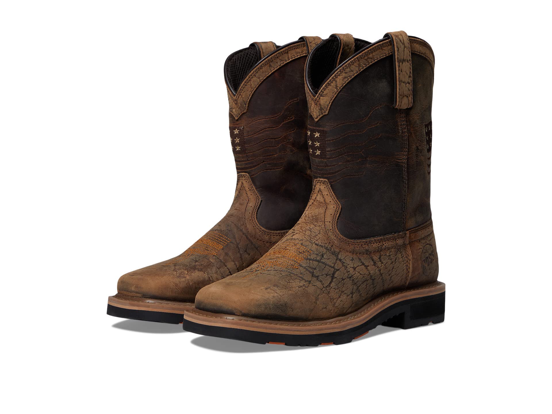Hoss Rushmore Western Soft Toe Marrón 6.5 B (M)