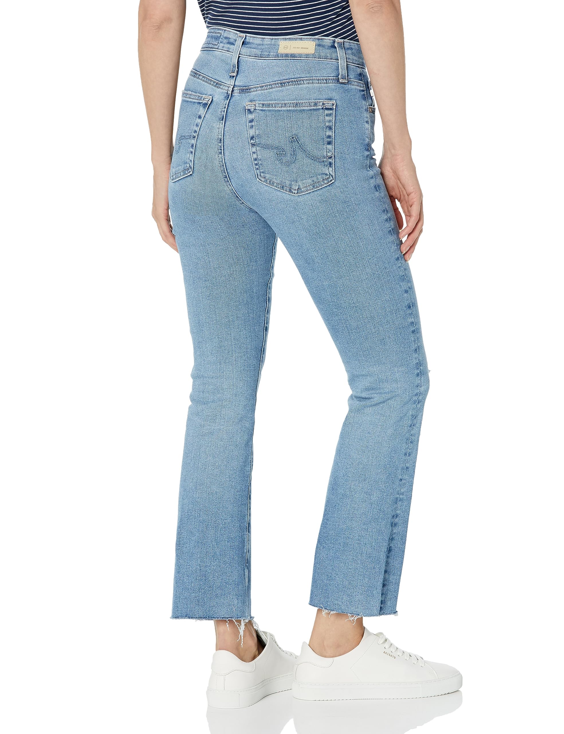 Jean con bota corta de talle alto Farrah de AG Adriano Goldschmied - 20 años Liberty,