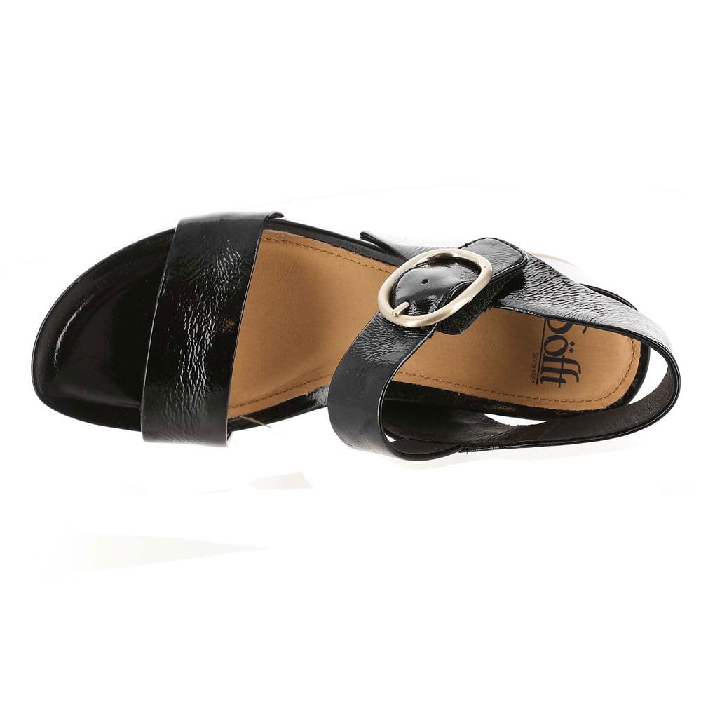 Sofft Mujeres Vaya Negro Patente 11 Medio