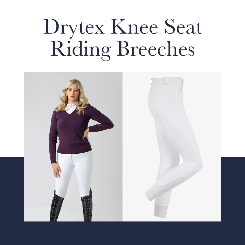 LeMieux Drytex Knee Grip Pantalones impermeables para mujer - Pantalones ecuestres pa