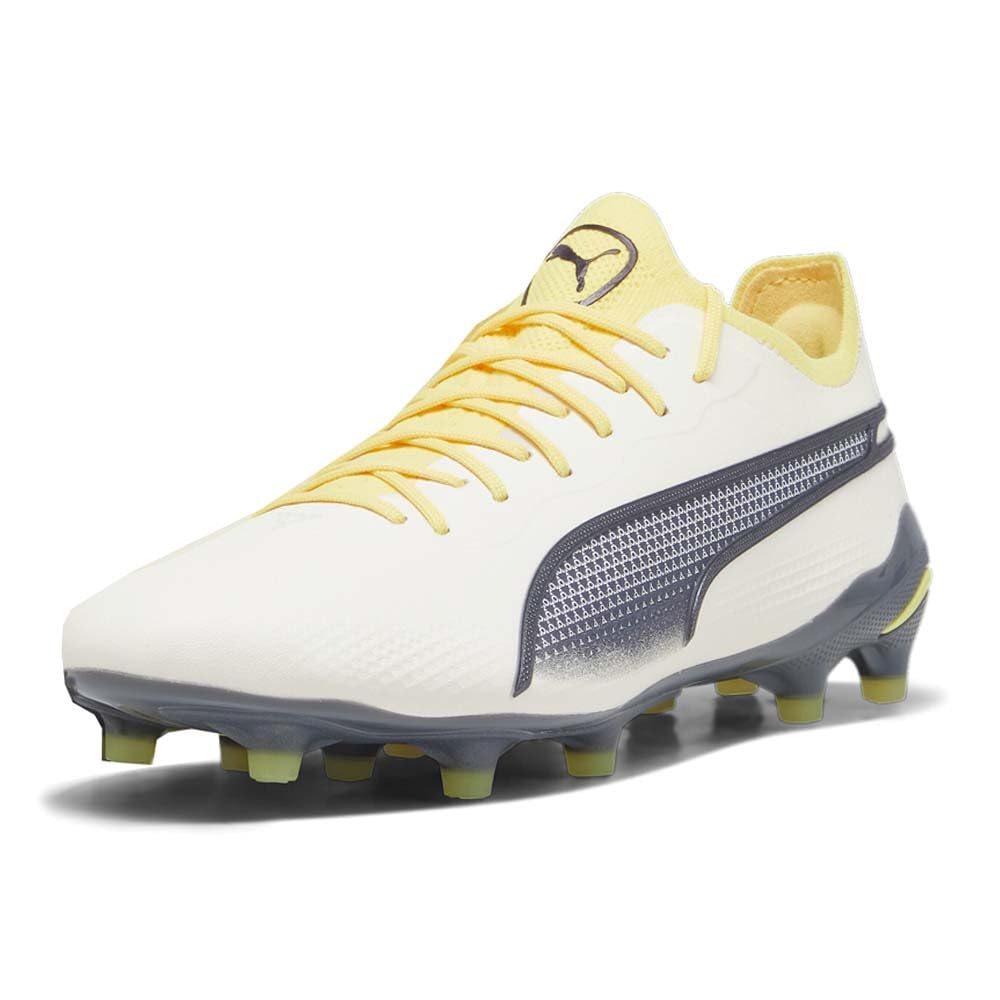 PUMA King Ultimate Terreno firme/Suelo artificial Nieve alpina/Asfalto/Yellow Blaze 1