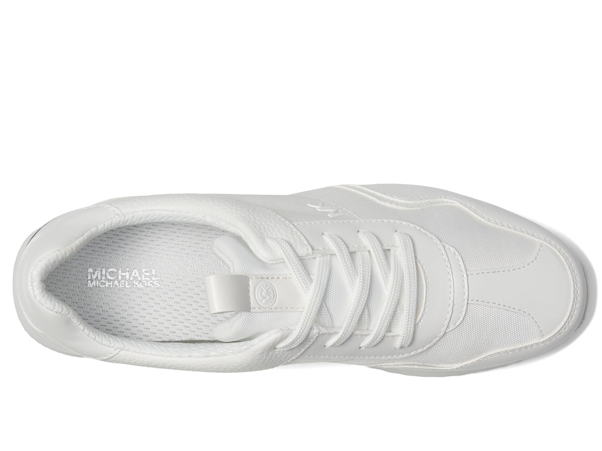 Michael Kors Raina - Zapatillas deportivas para mujer, materiales mixtos sólidos/blan