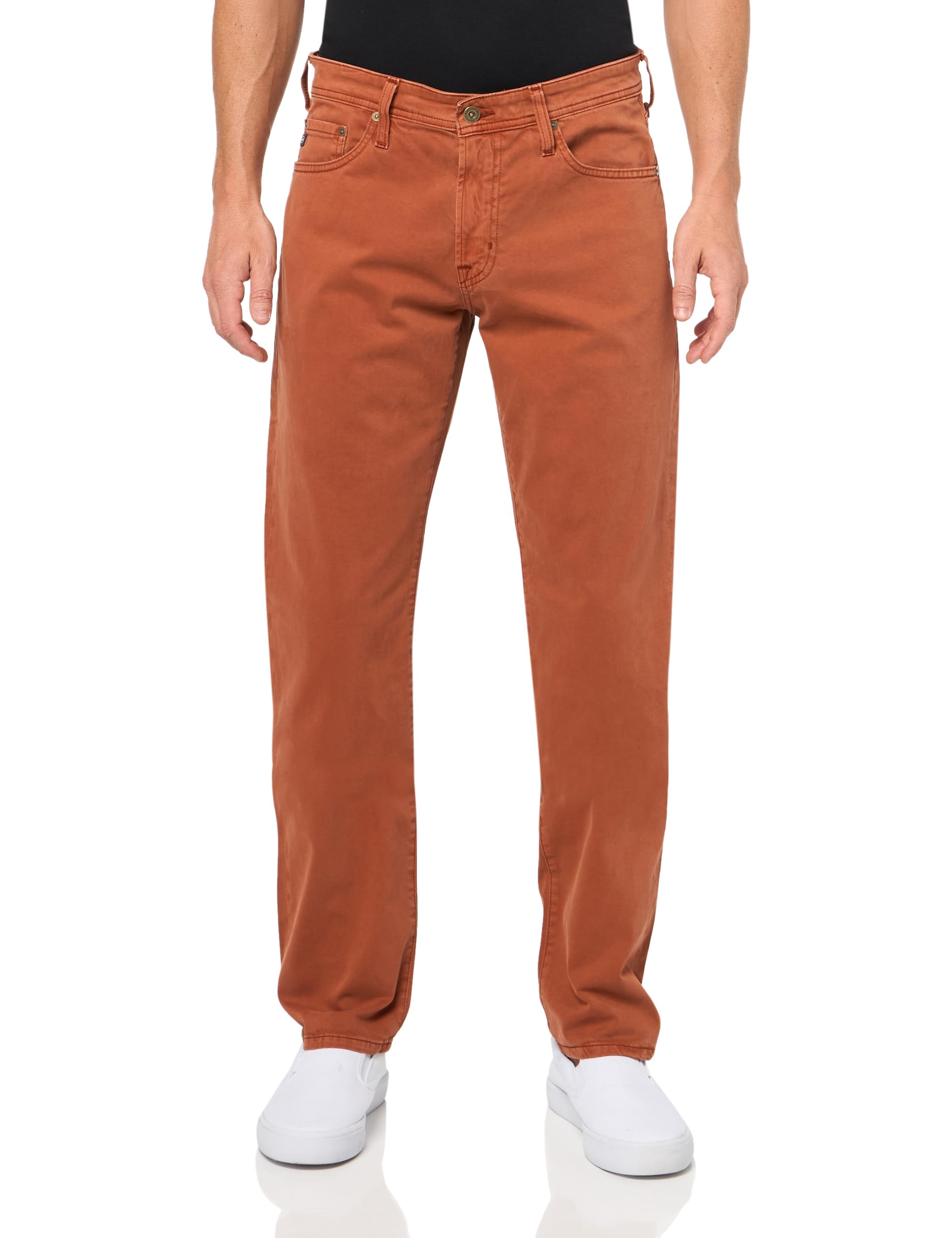 AG Adriano Goldschmied Everett para hombre - Canela cálida de azufre, 34l34