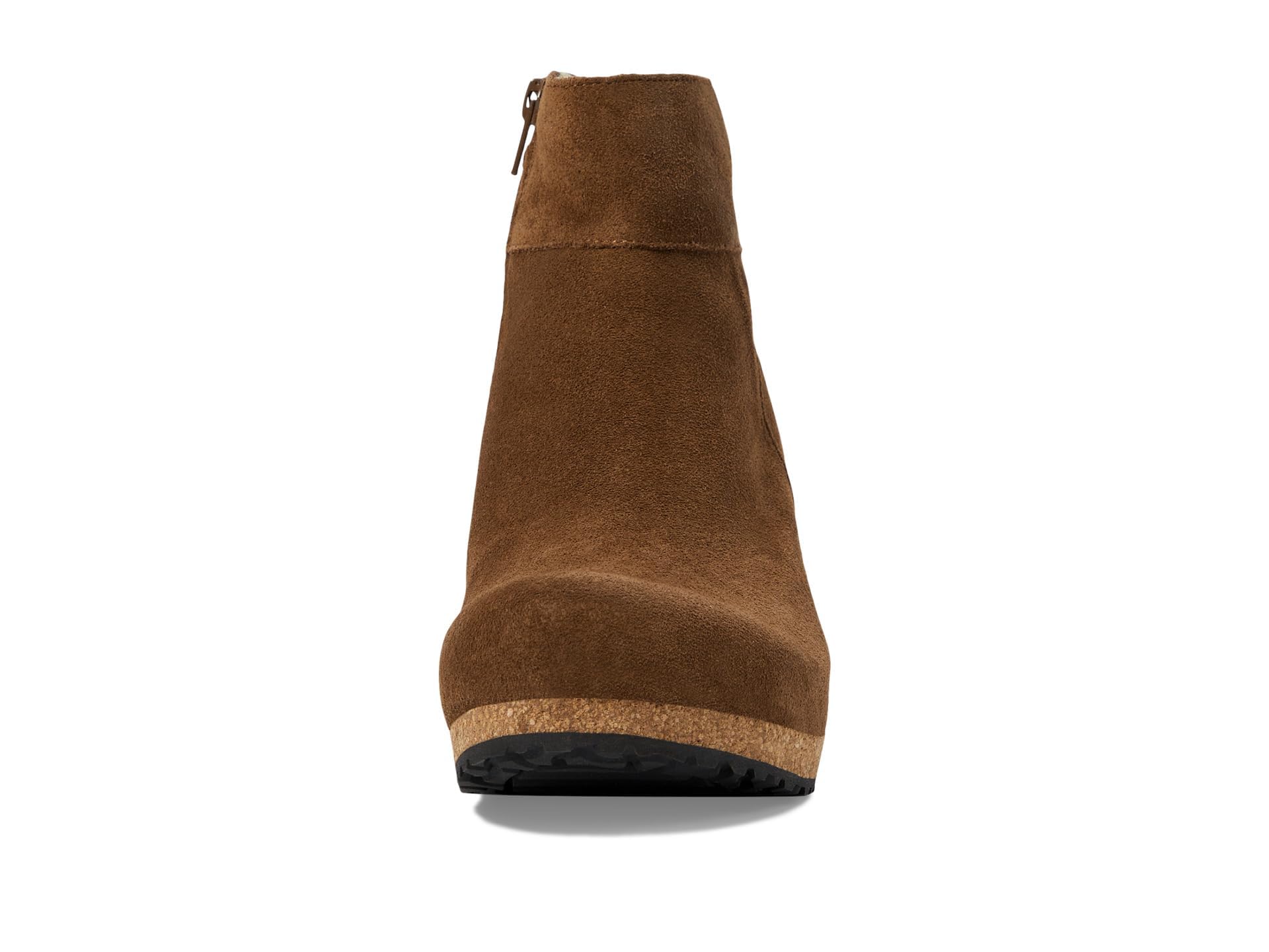 Birkenstock Ebba - Botín con cuña para mujer, color té oscuro, 10-10,5 estrecho