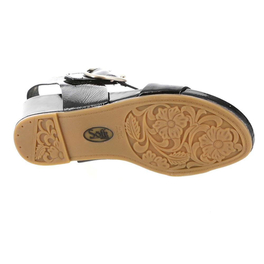 Sofft Mujeres Vaya Negro Patente 11 Medio