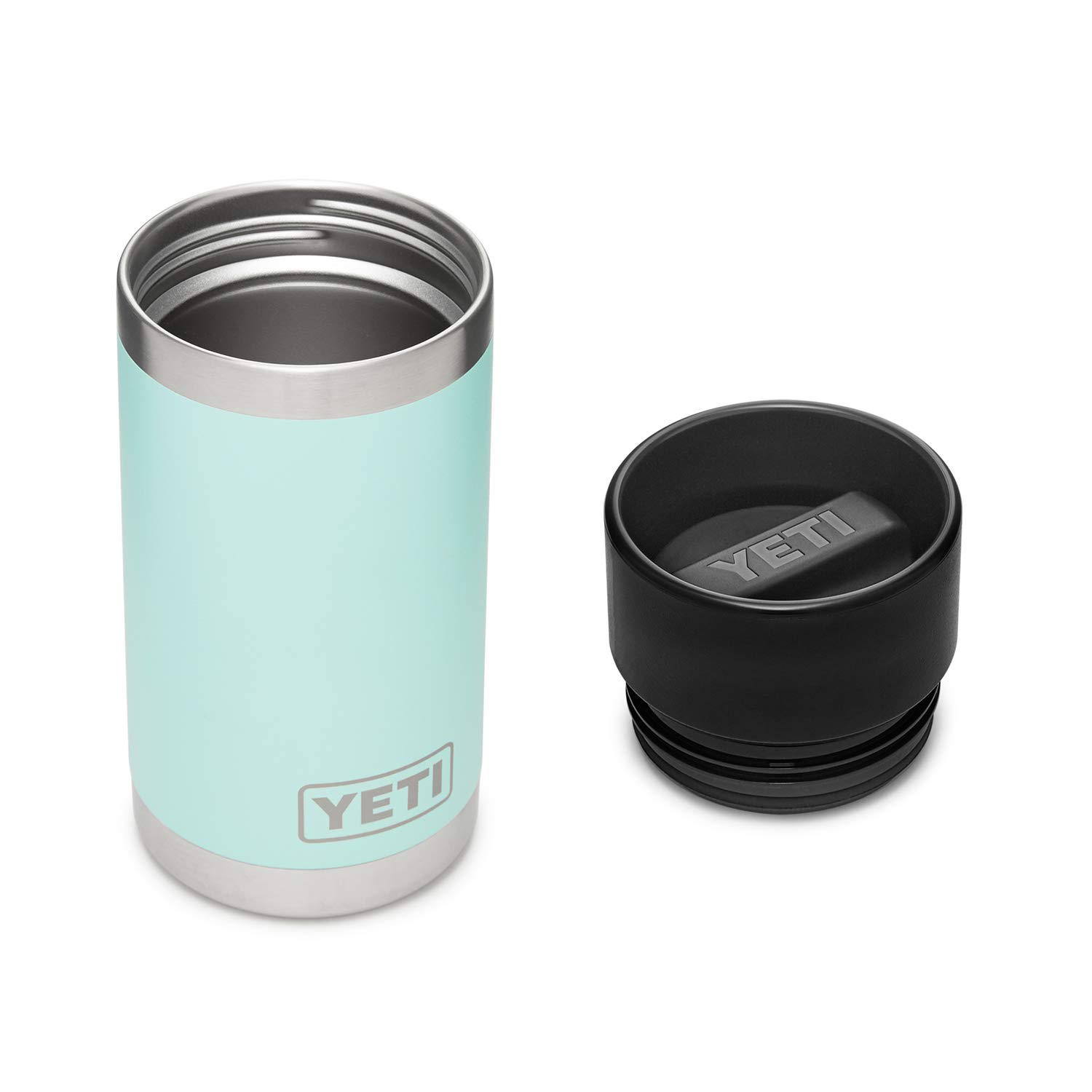 Botella YETI Rambler de 12 oz, acero inoxidable, aislada al vacío, con tapa Hot Shot,