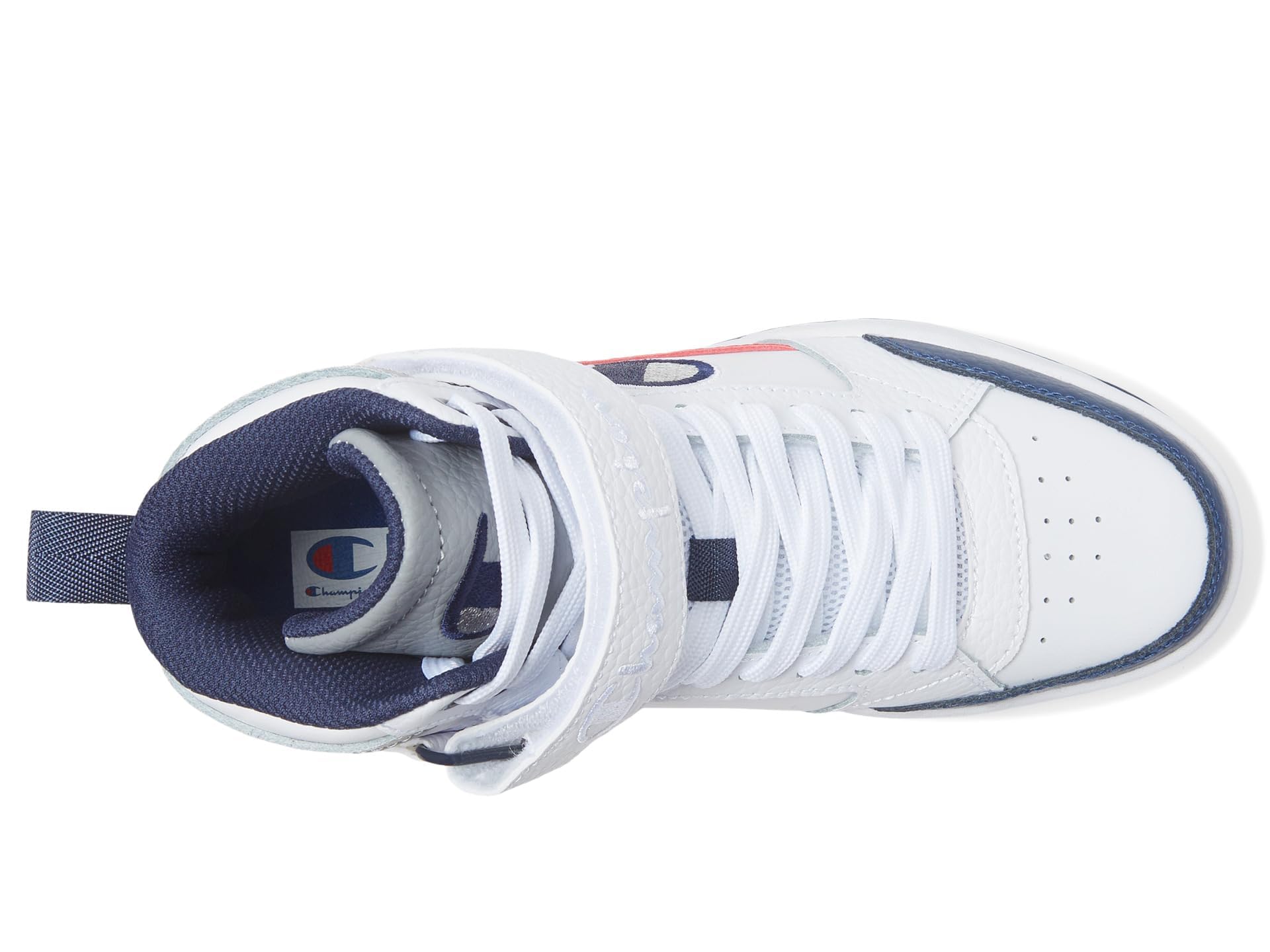 Champion Arena Power Hi (niño grande) Blanco/Navy/Scarlet 5 Niño grande M