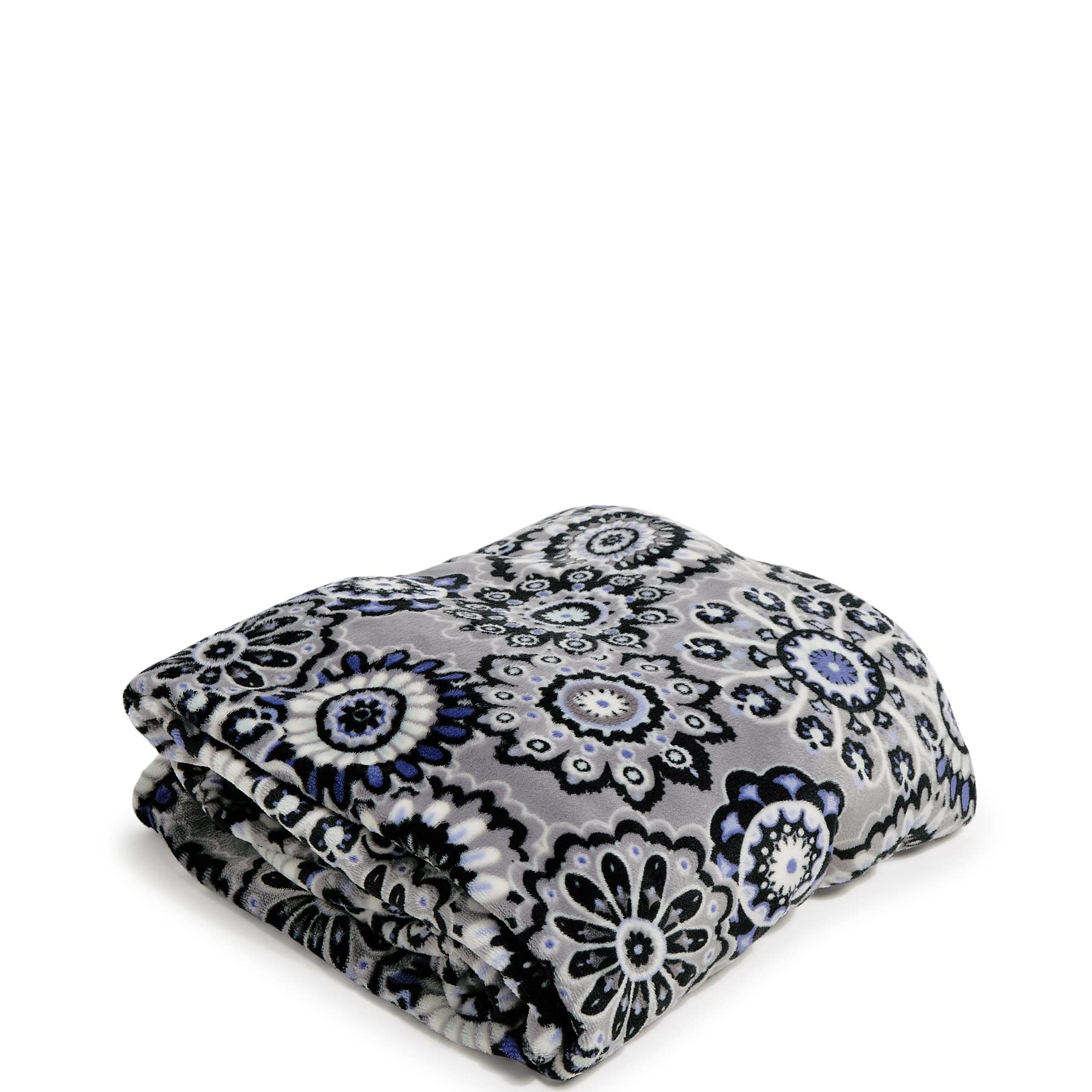 Vera Bradley Manta de felpa para mujer, forro polar, medallón tranquilo, talla única