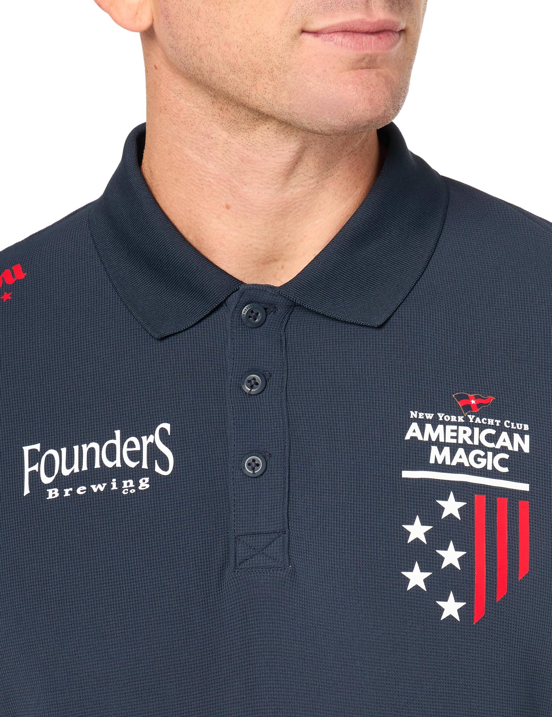 Helly Hansen Polo Riftline para hombre, 600 azul marino, pequeño