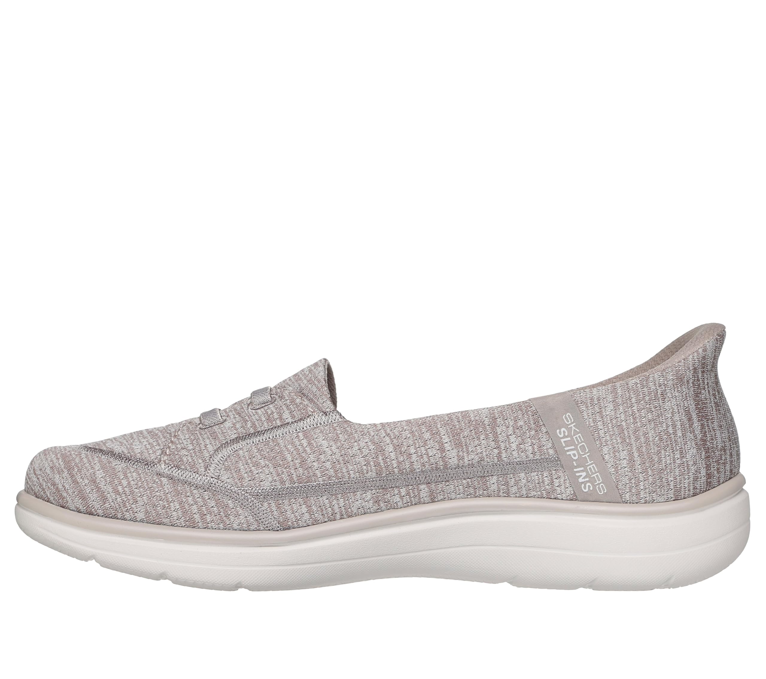 Skechers Mocasines planos sin cordones para mujer: On-The-Go Flex Radiant-Dreaming, T