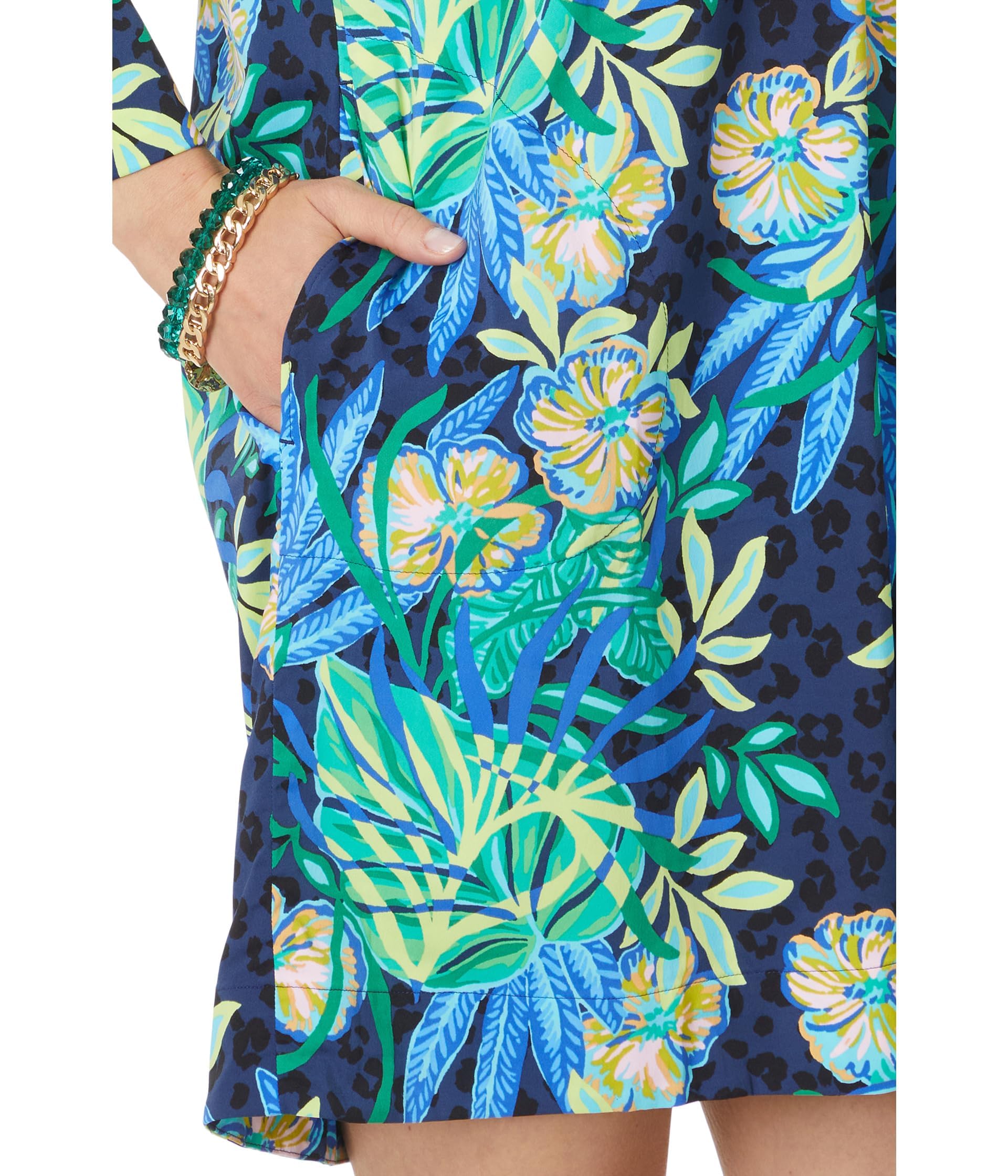 Lilly Pulitzer, mujer, vestido Chessie UPF 50+, multicolor The Hottest Spot, pequeño