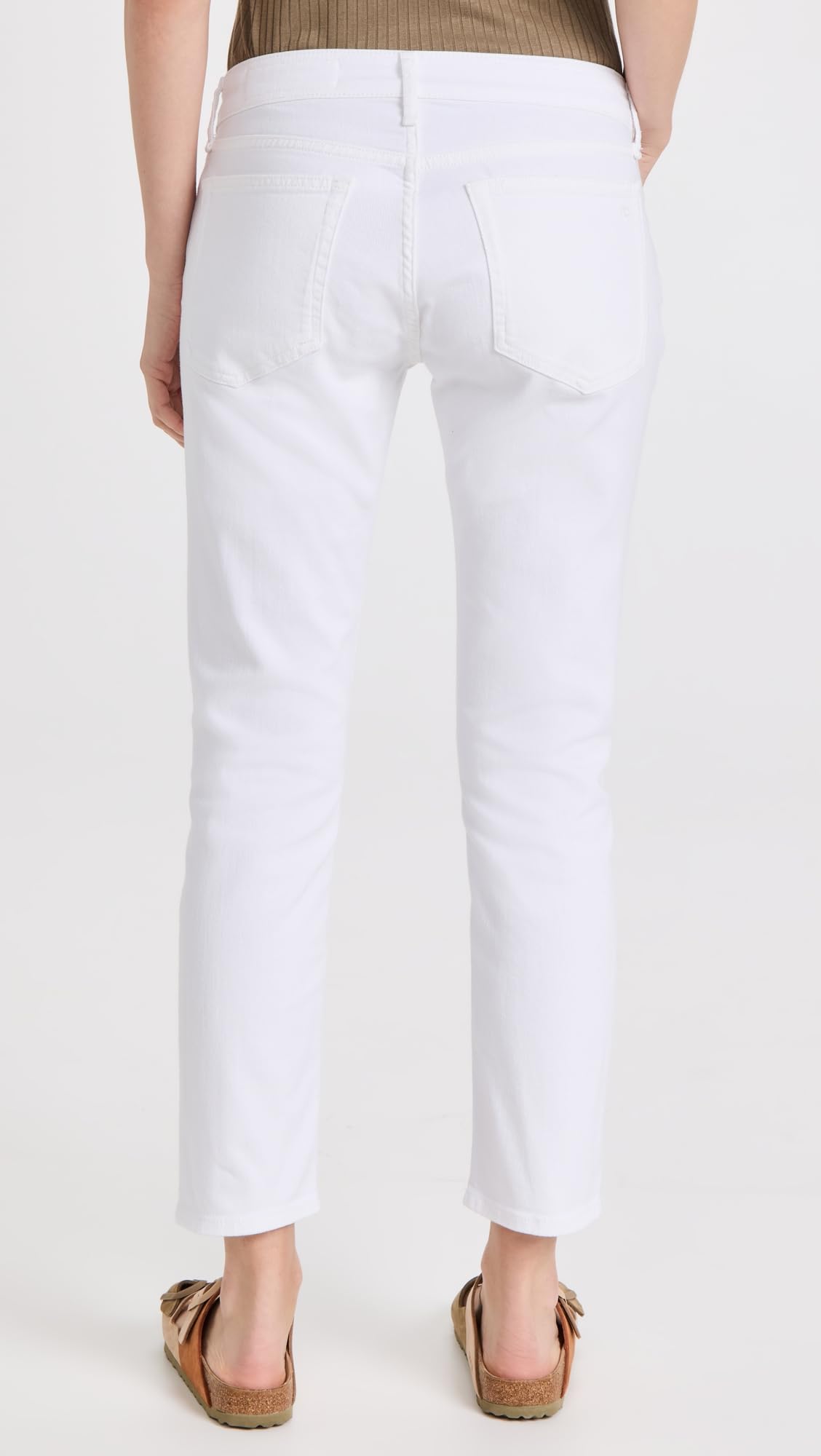 rag & bone Dre Vaqueros Boyfriend de Talle Bajo para Mujer, Blanco óptico, 27