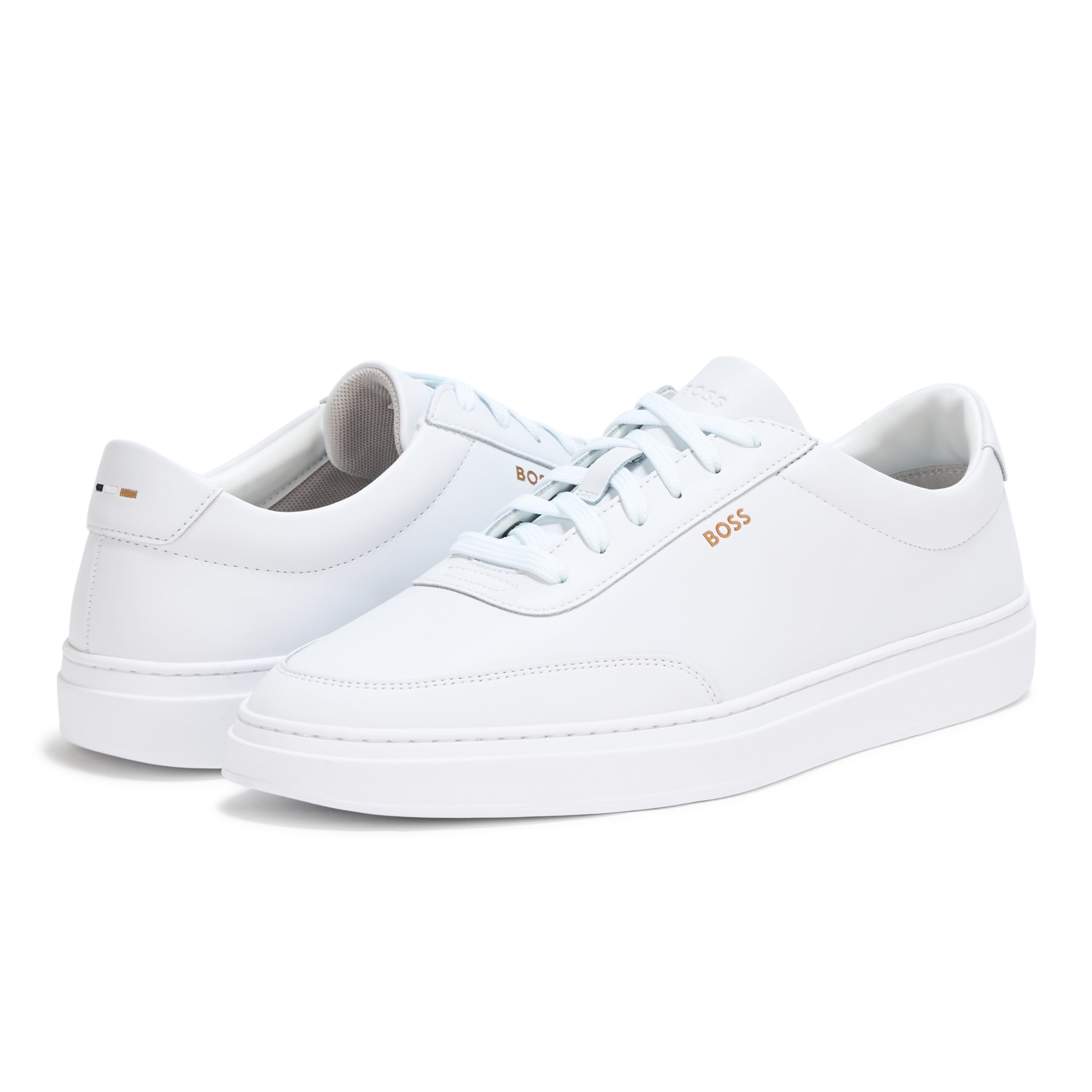 BOSS, Zapatilla de vestir con suela de copa Kieran, hueso blanco, 10