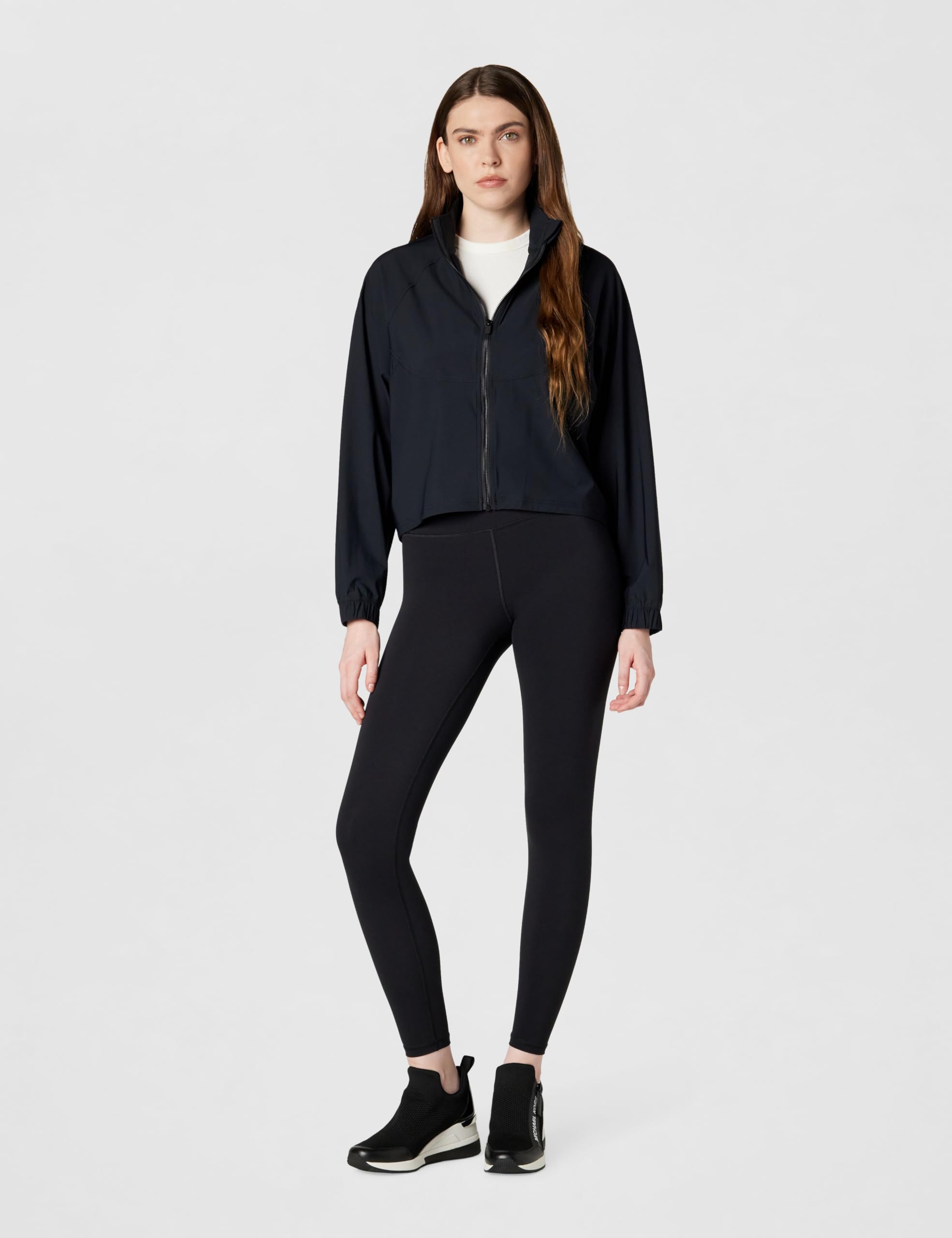 Michael Kors Willis - Zapatillas de cuña para mujer, color negro, 10