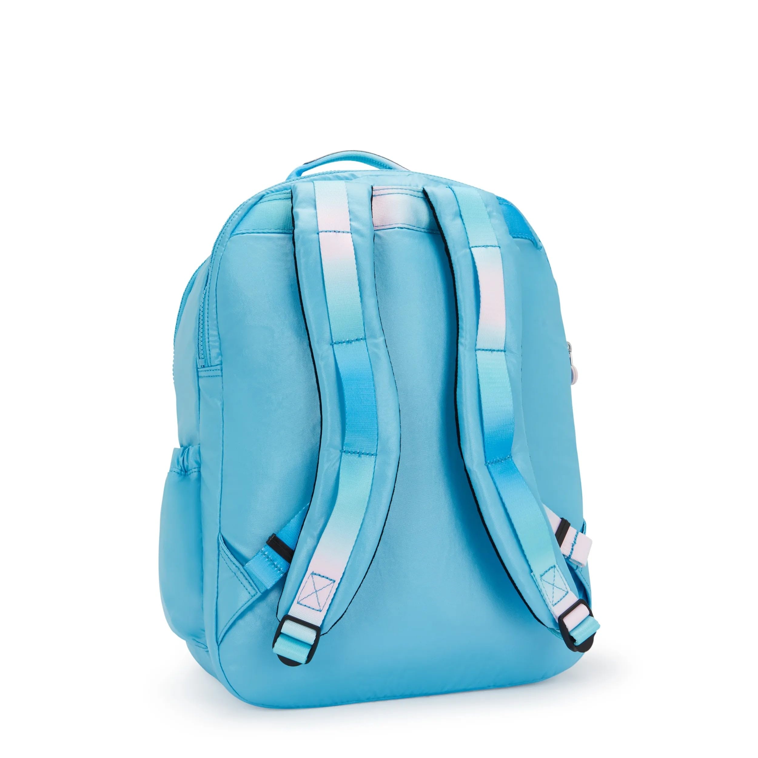 Mochila para portátil Kipling Seoul extra grande metálica de 17" Sea Blue Met
