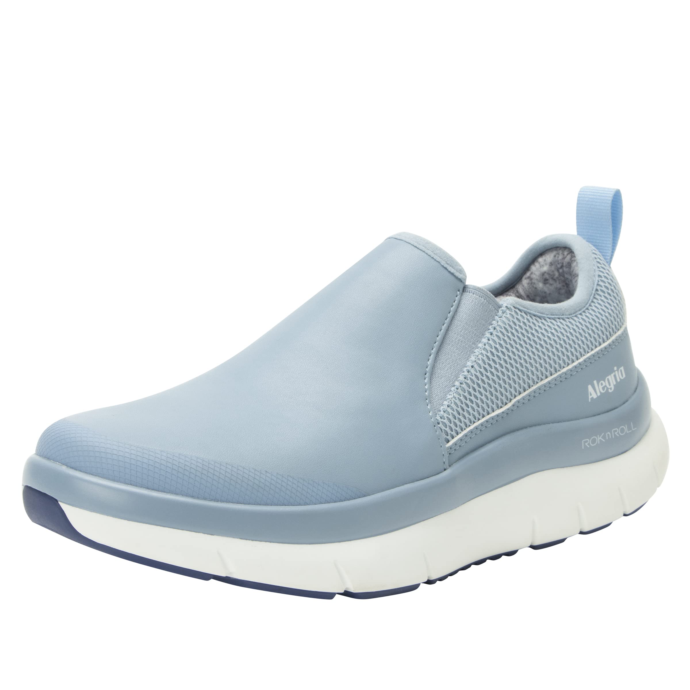Alegria Rok N Roll - Zapato deportivo para caminar para mujer, color azul polvoriento