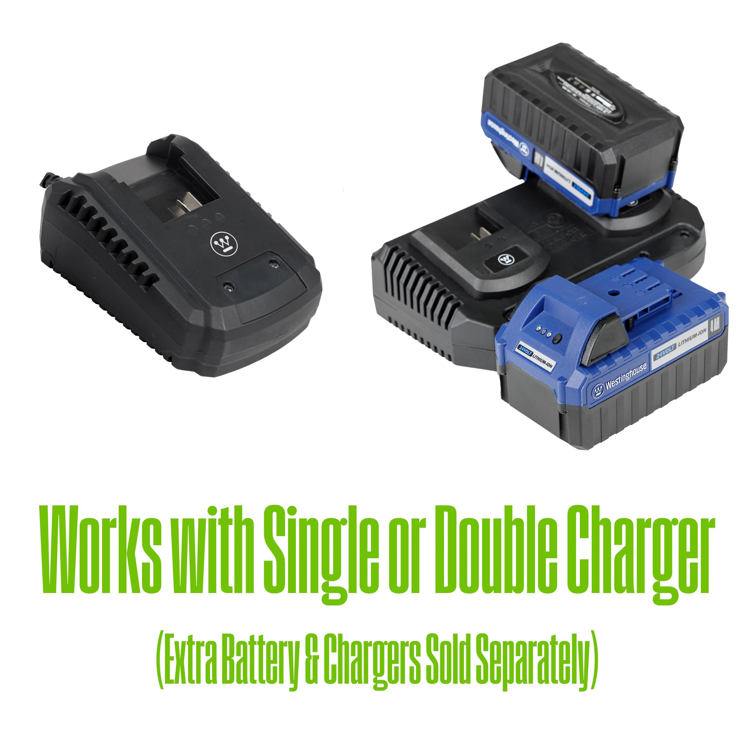 Westinghouse W24V4AH Batería de iones de litio de 24 V 4 Ah, compatible con todas las