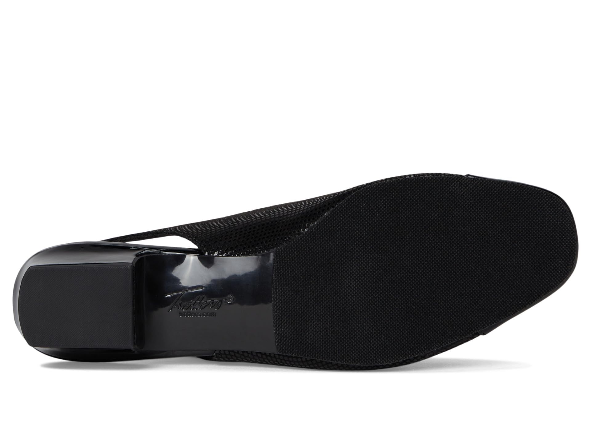 Trotters Mujer DEA Negro Mini Dot 6.5 XX-Wide