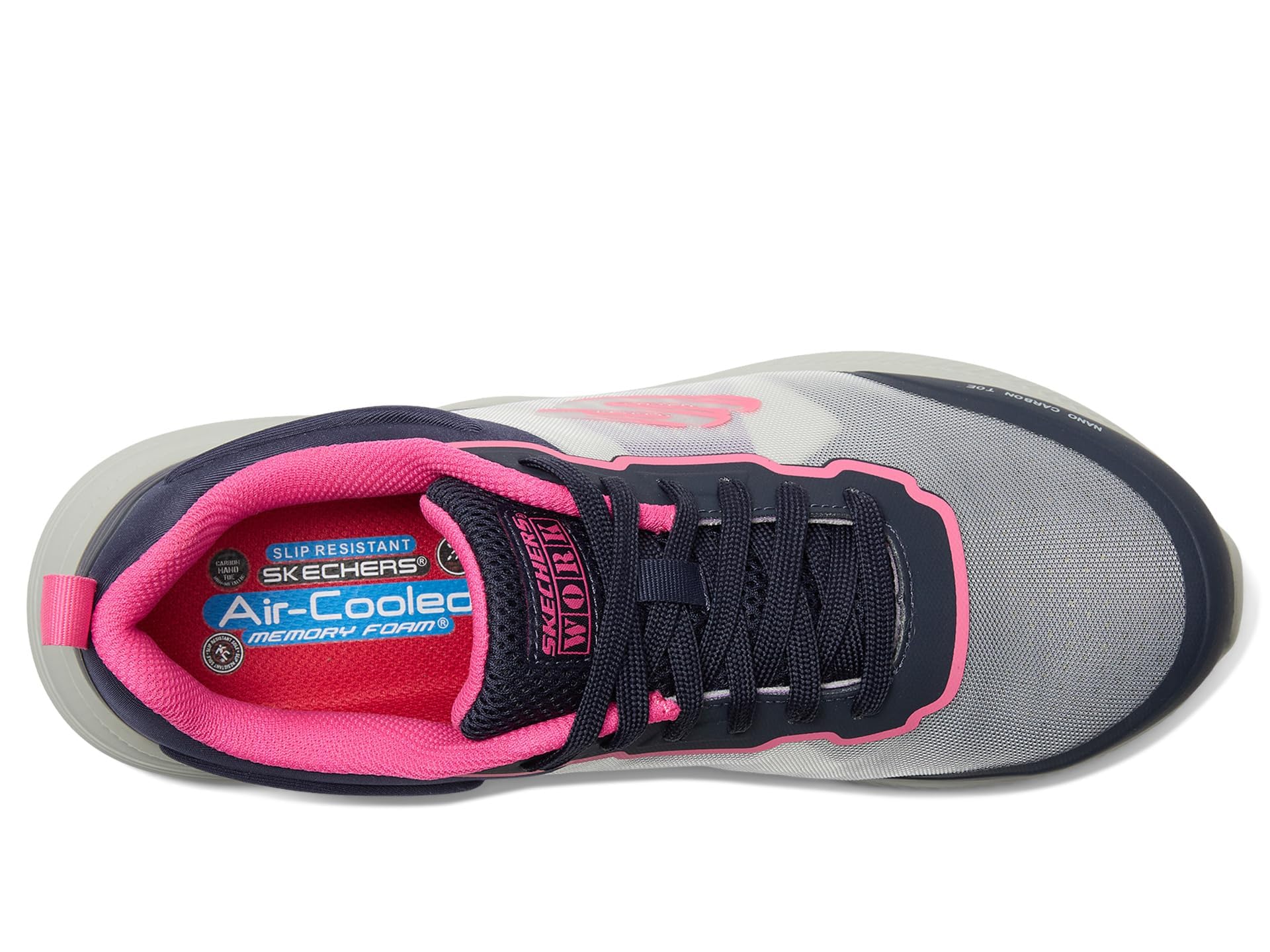 Skechers Mujer Carbix - Niyla Comp Toe Rosa 6 Mediano