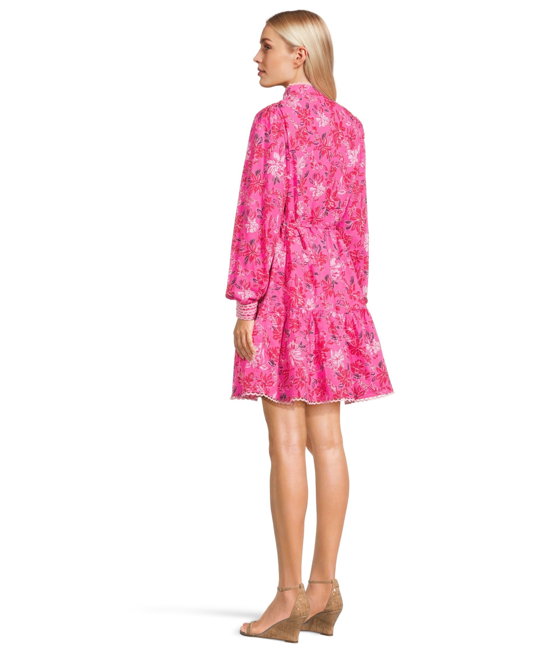 Lilly Pulitzer Vestido Arletta para Mujer - Construcción de Algodón Puro - Volantes e
