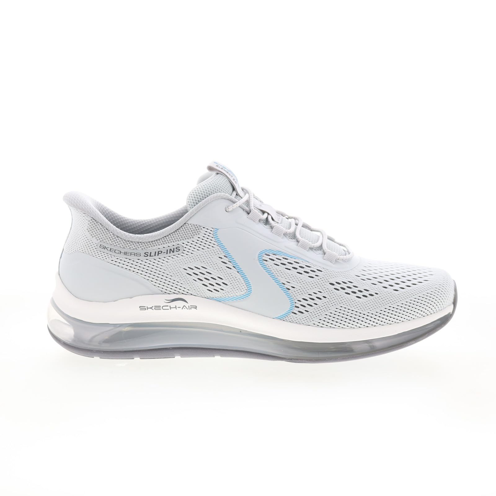 Skechers - Hombres Skech-Air Element 2.0 - Zapatos sin cordones Sairo, Color Gris/Azu