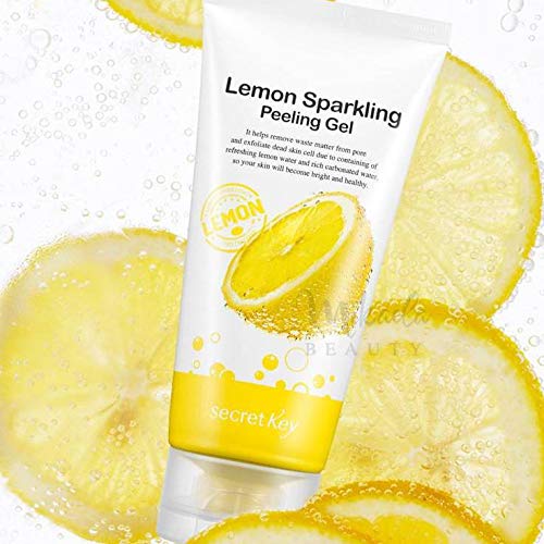 SECRET KEY Gel exfoliante espumoso de limón 4.05 fl.0z.(120ml) 2p