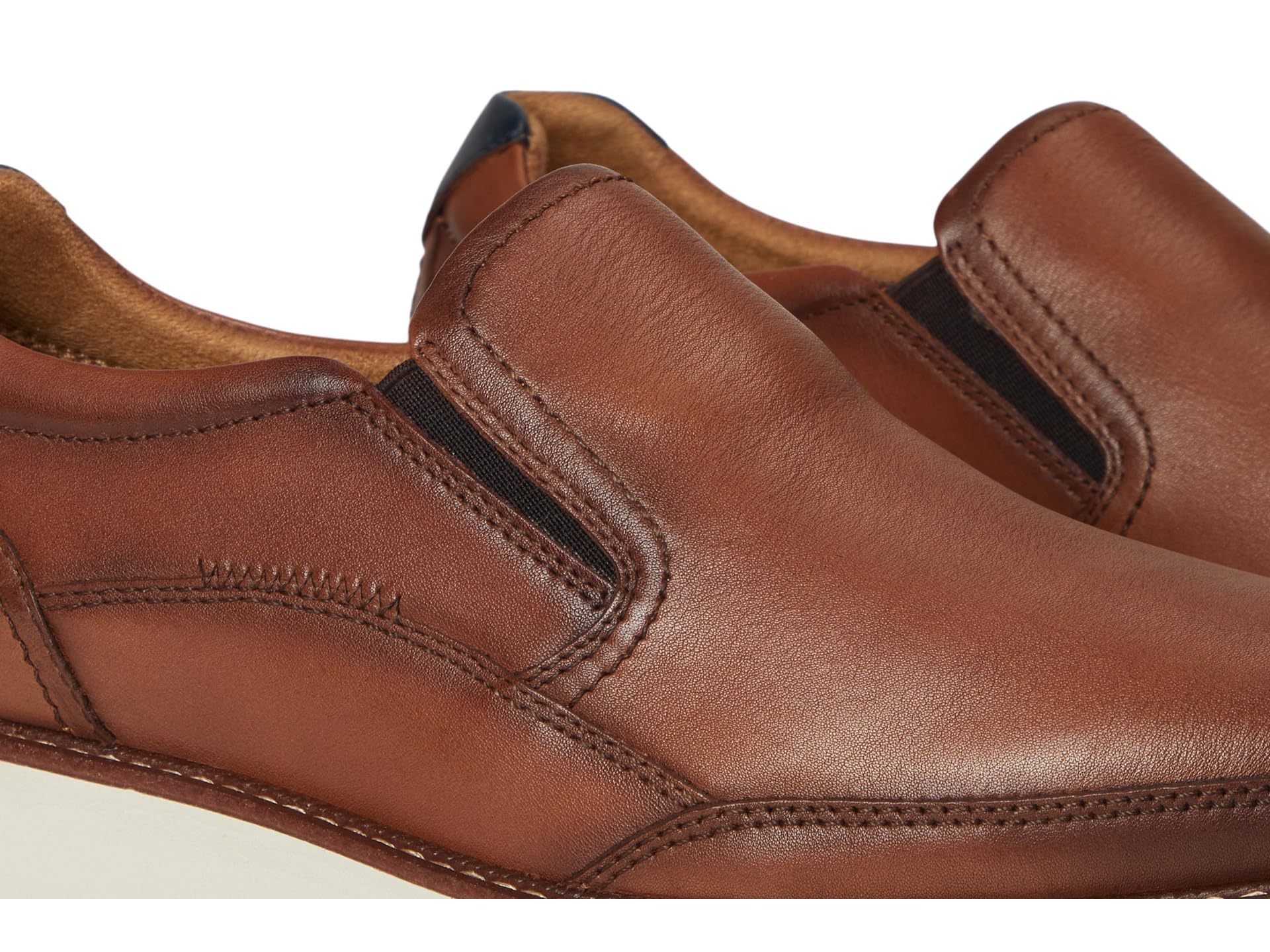 Florsheim Launch Moc Toe Slip-On para hombre, Cognac Multi, 8.5 Medium