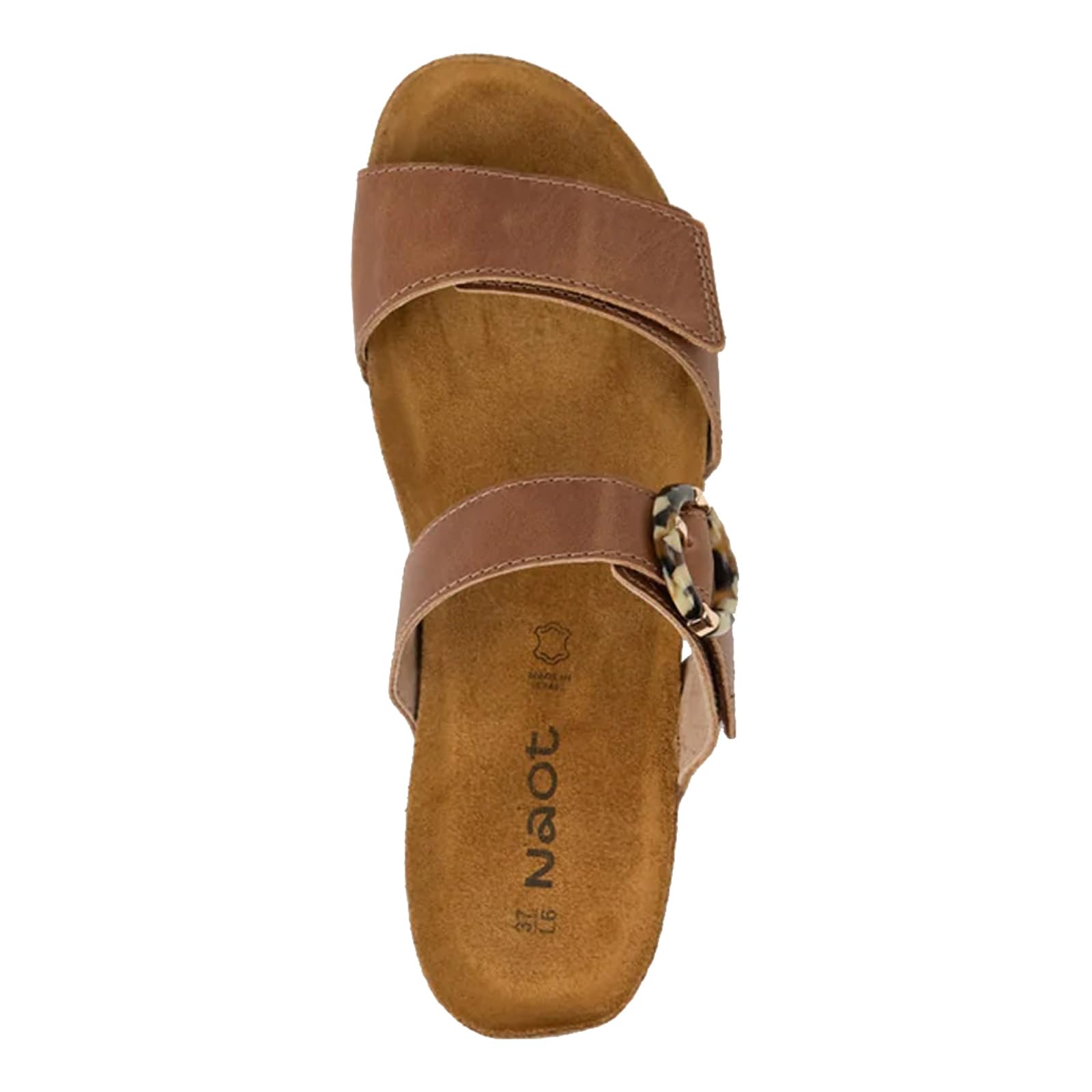 NAOT Calzado Mujer Anabel Sandalia Latte Cuero Marrón -11-11.5 M US