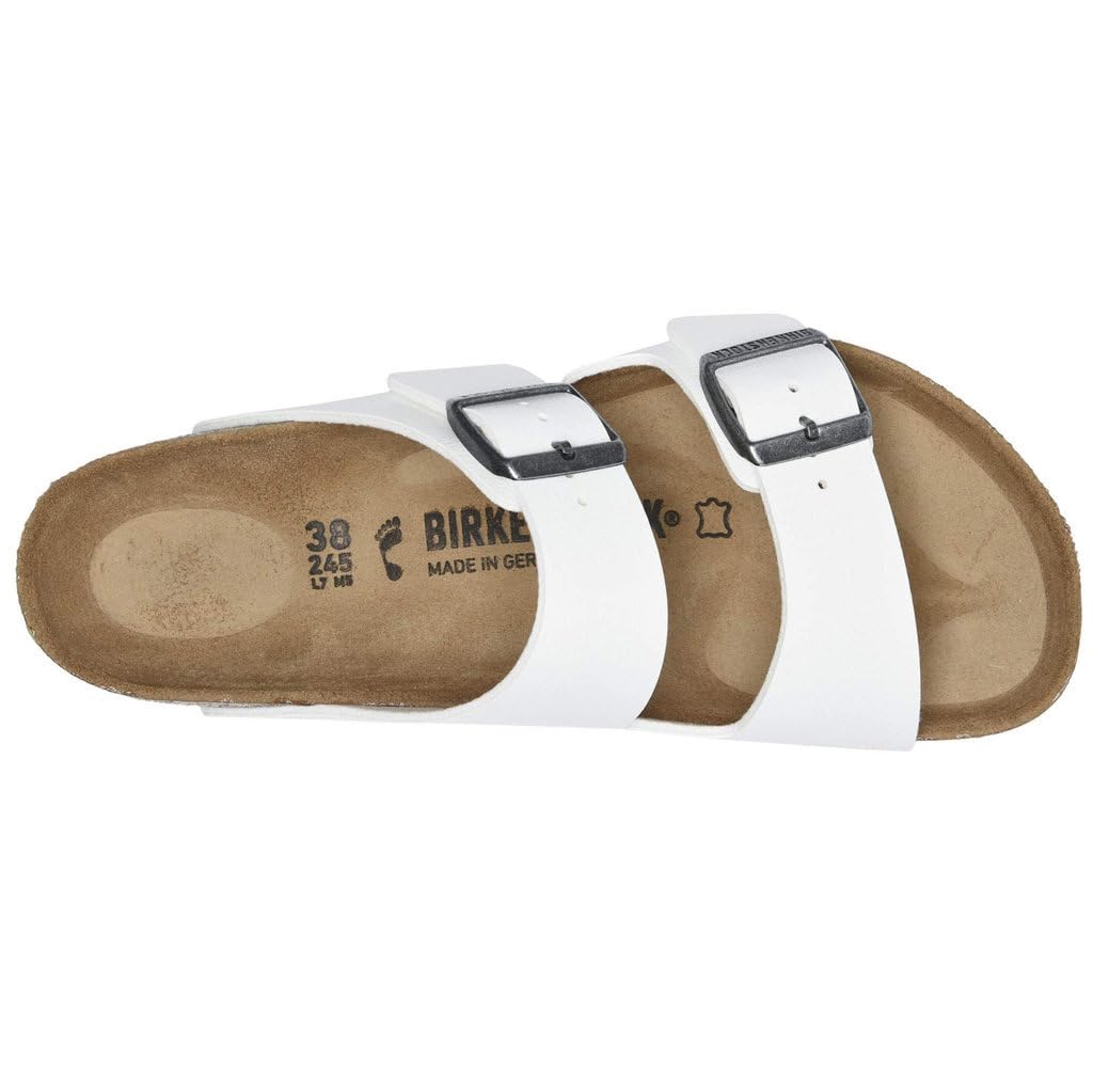 Sandalia Birkenstock Arizona blanca para mujer - 45 REG