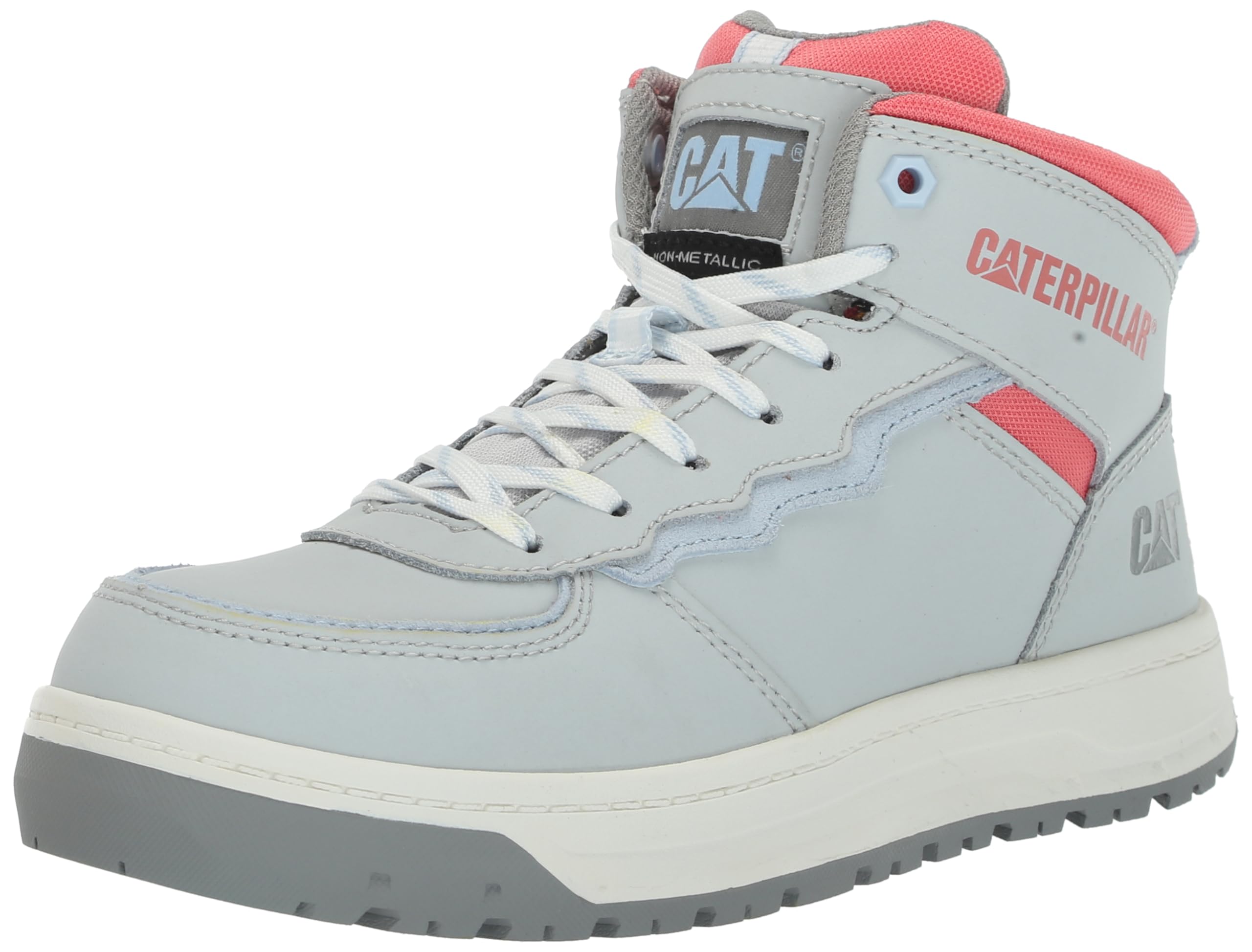 Caterpillar Streamline Court Mid CT Glaciar Gris Nubuck 6 B (M)