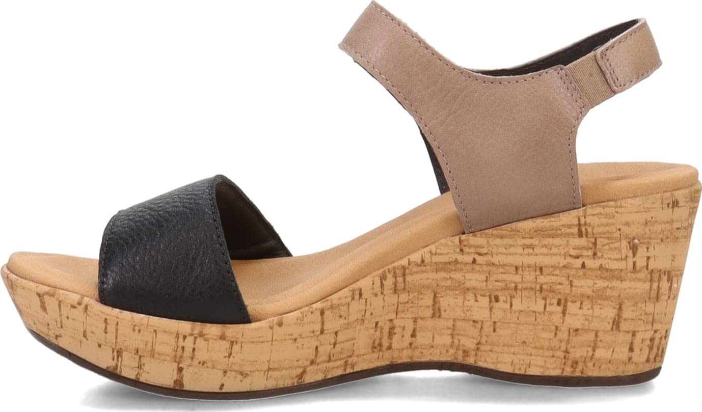 NAOT Calzado Mujer Verano Cuña Suave Negro Lthr/Soft Stone Lthr 7 N-M US