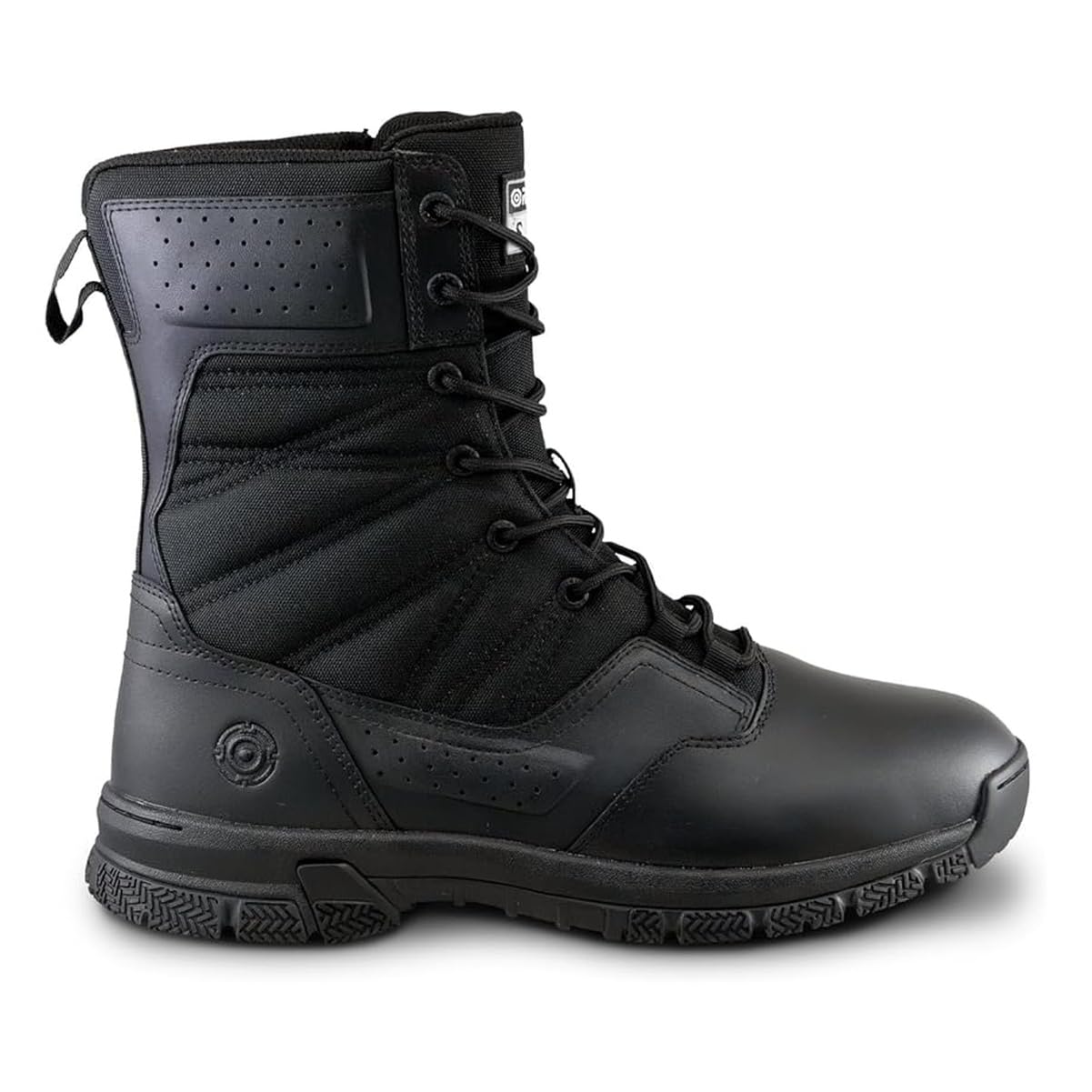 Original SWAT Unisex Protec 8" Cremallera lateral Puntera polisible Negro Hombres 13 