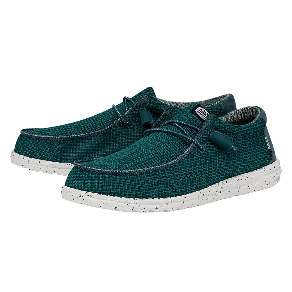 HEYDUDE Wally Sport Mesh Teal Talla 11 | Zapatos de hombre | Mocasines sin cordones p