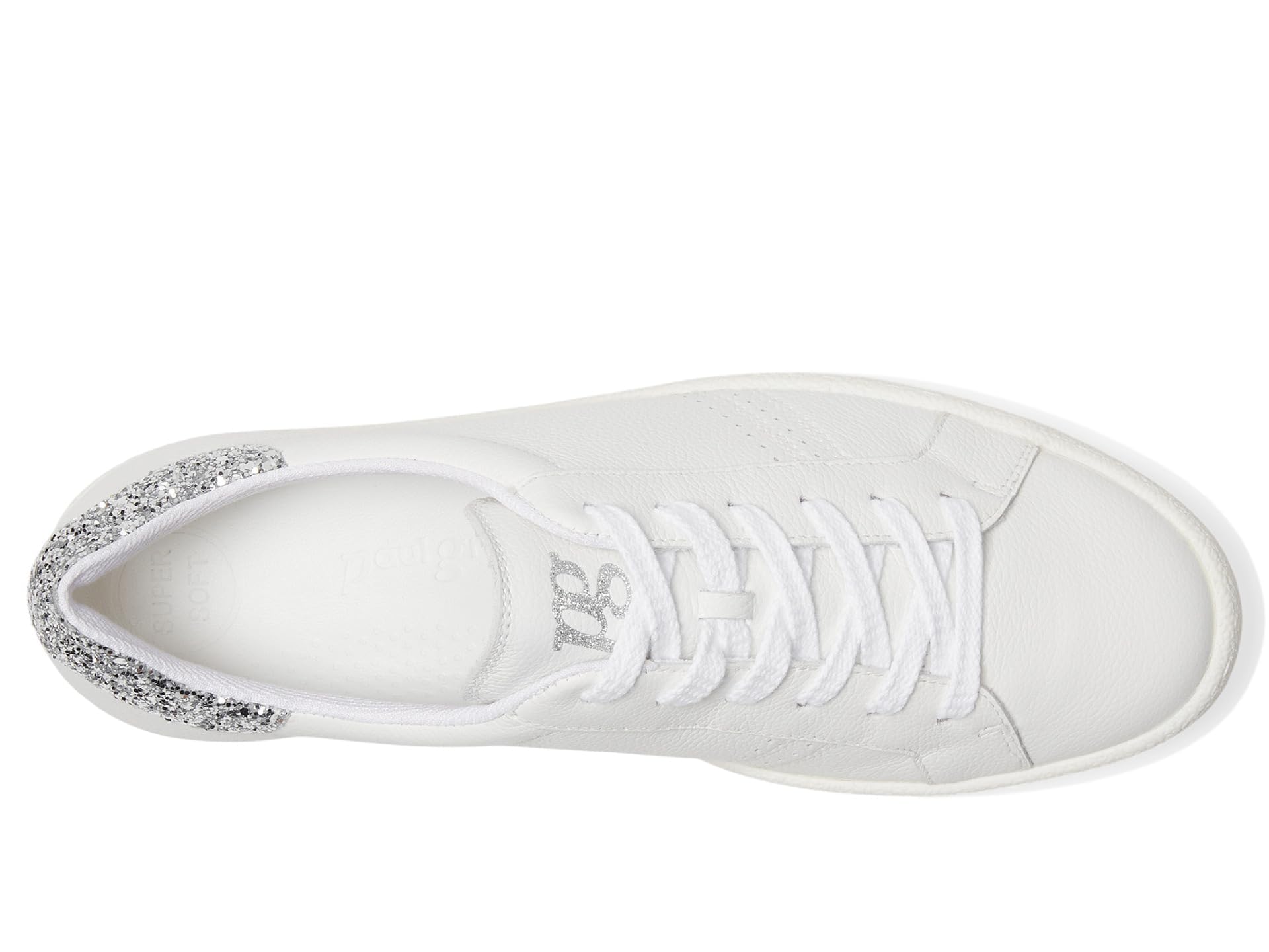 Paul Green Texas Sneaker White Platin Cristall en 6.5 (EE.UU. Mujer 9) M