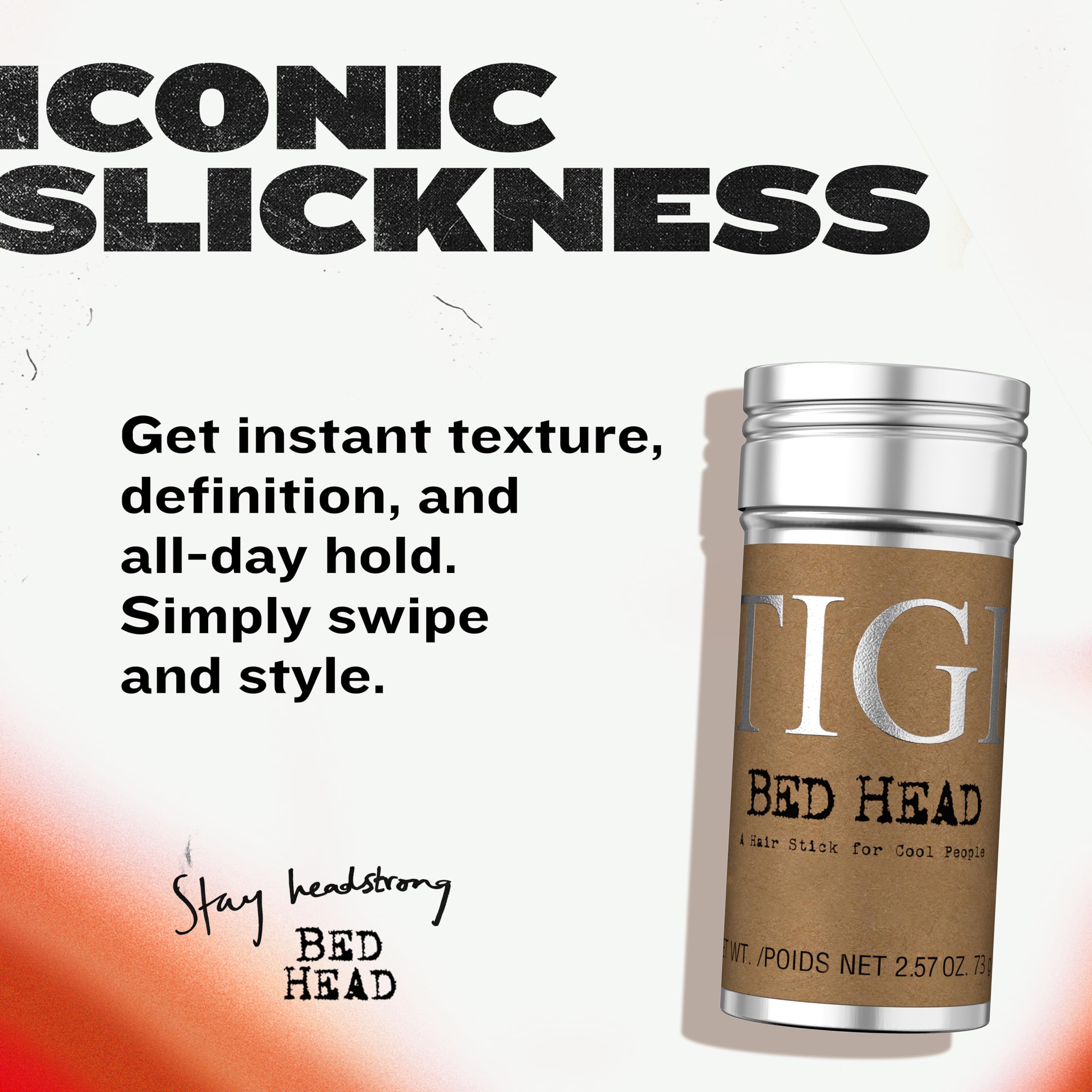 Bed Head by TIGI Hair Wax Stick - Cera profesional para peinar el cabello para alta d