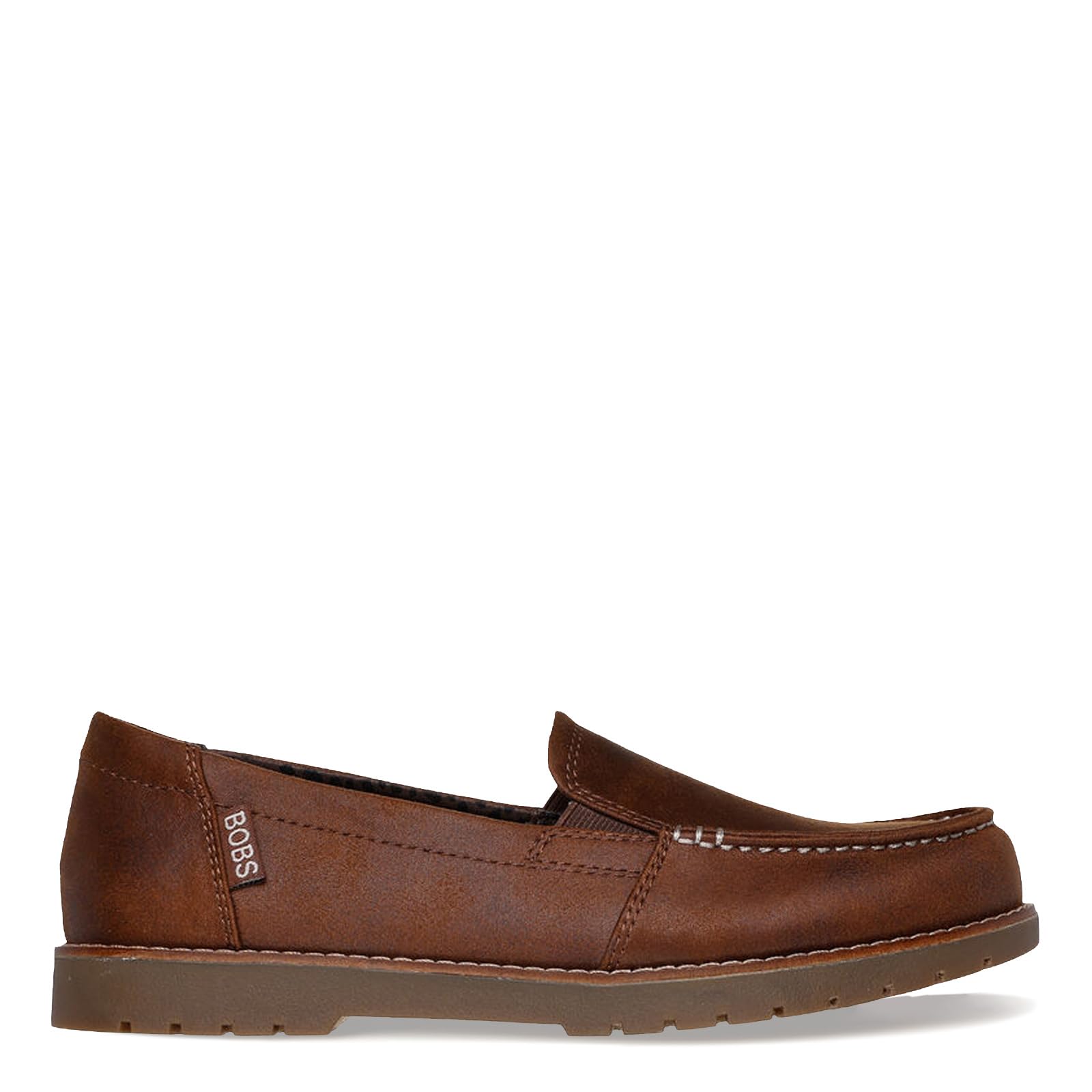 Skechers BOBS Chill Lugs - Mocasín de aspecto central para mujer - Ancho ancho Marrón
