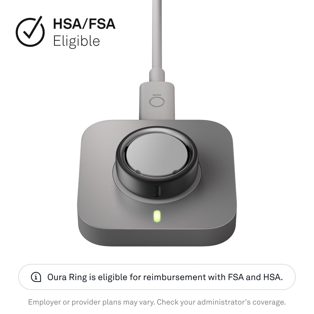 Cargador Oura Ring 4 - Tamaño 11 - Base de carga y cable USB-C - Carga Oura Ring 4 ha