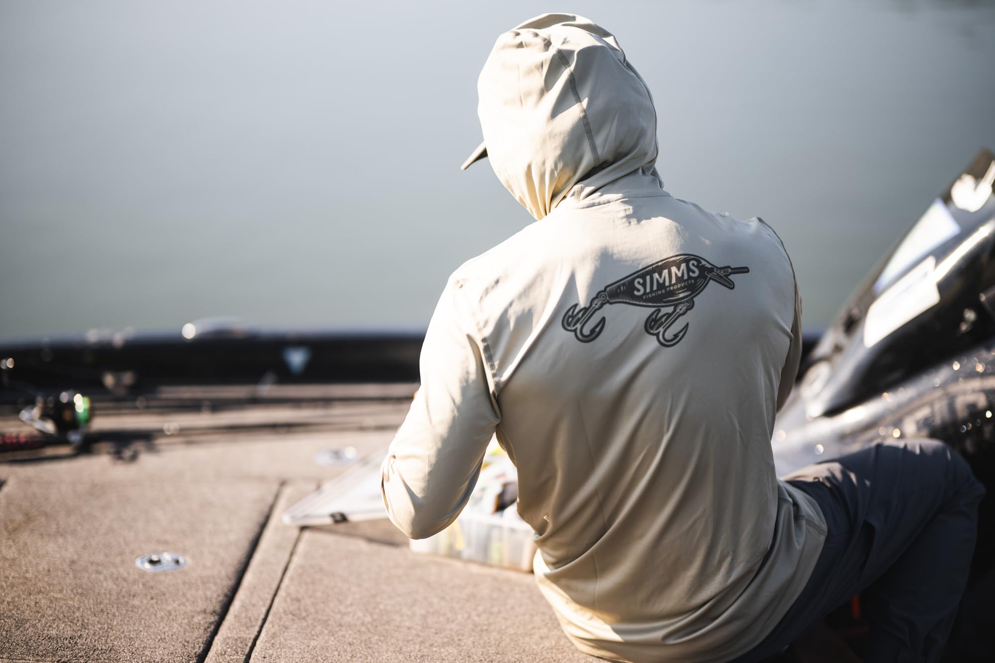 Simms M'S TECH HOODY - ARTIST SERIES STERLING/BASS XL