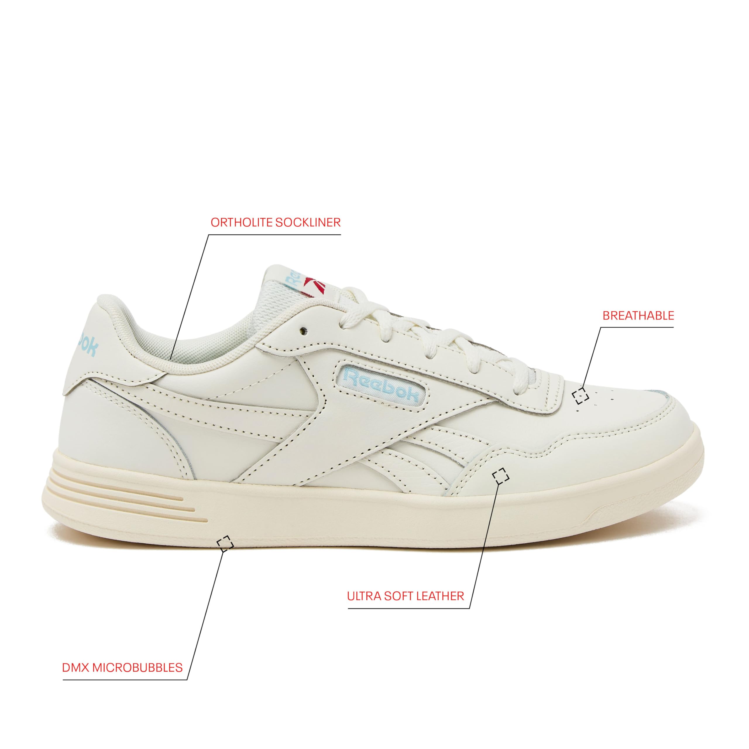 Reebok Court Advance Zapatillas Mujer - Zapatillas Casual Moda Blancas para Mujer, Za