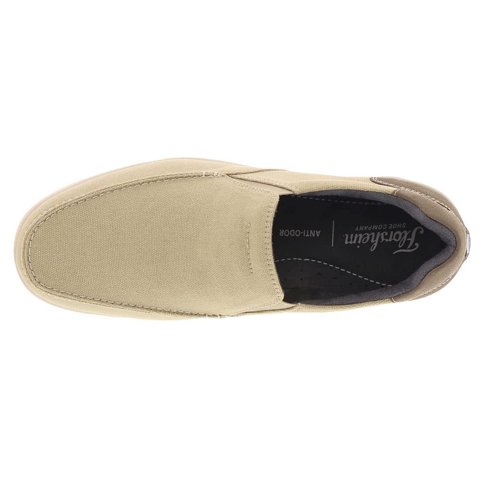 Florsheim Lakeside Canvas Moc Toe Slip On Mens Slip On 14 DM US SandMushroom