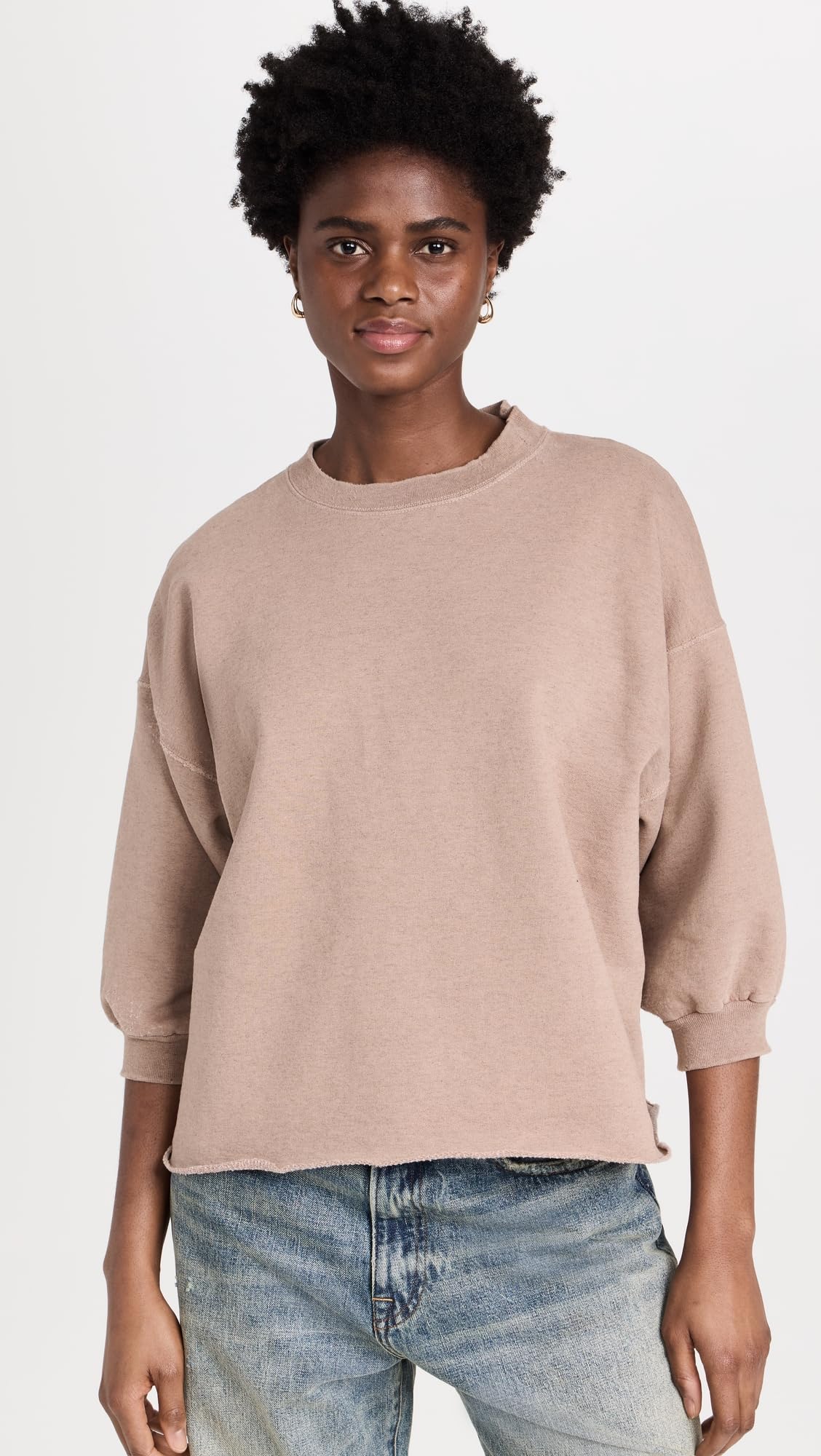 Rachel Comey Fond - Sudadera para mujer, color avellana, tostado, XS-S