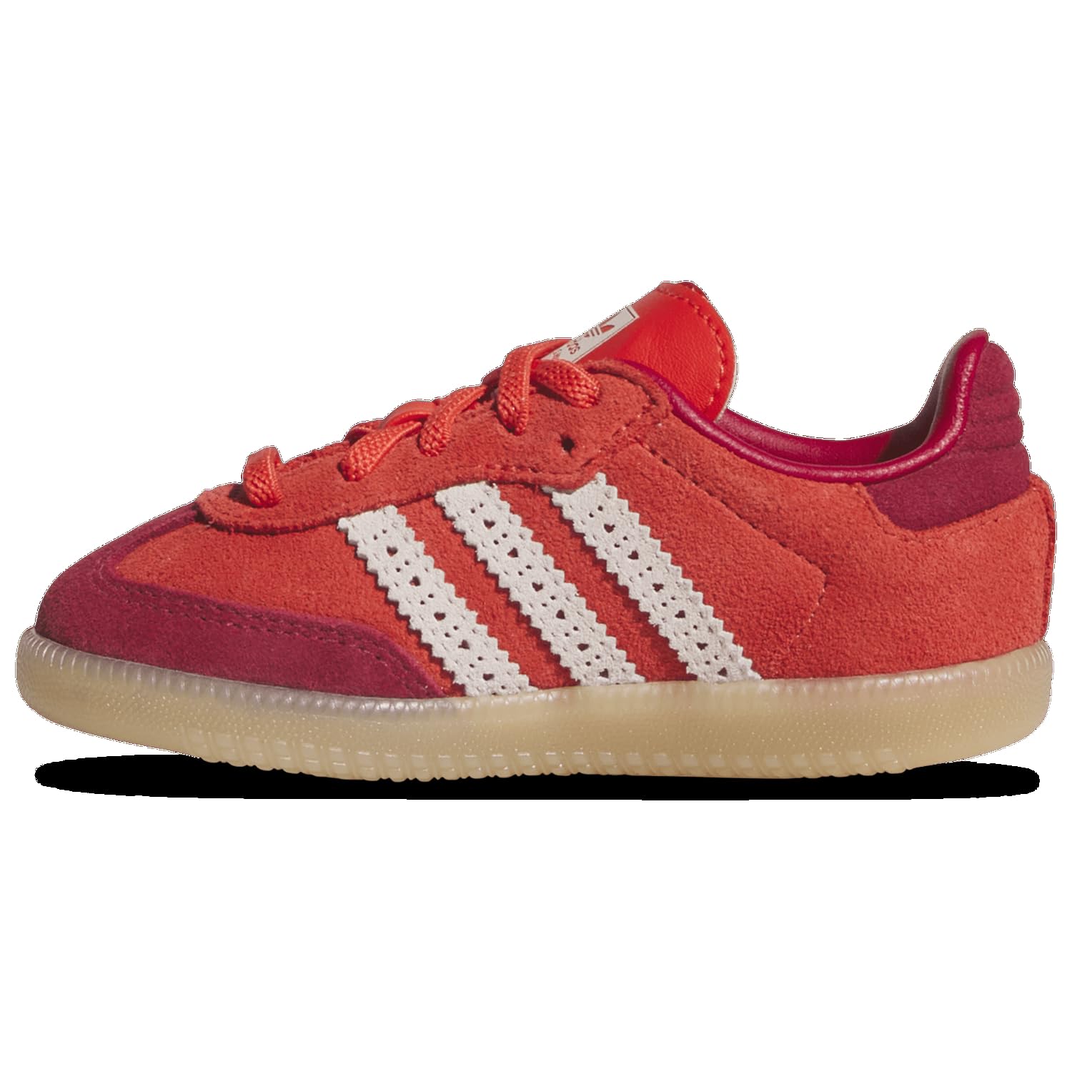 adidas Orininals Samba - Niña pequeña (JS3530, rojo brillante/blanco crema/rojo equip