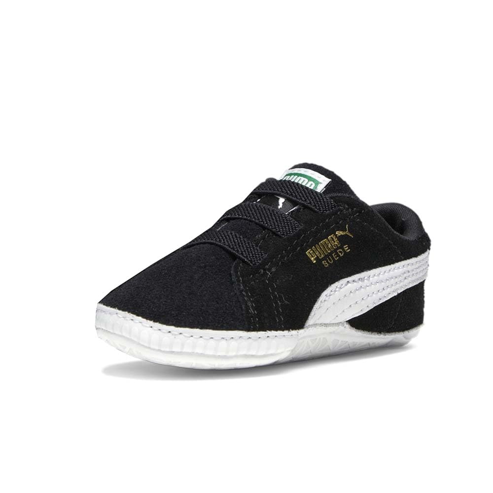 Cuna PUMA Suede Classic (bebé/niño pequeño) Negro Blanco 2 Infant M