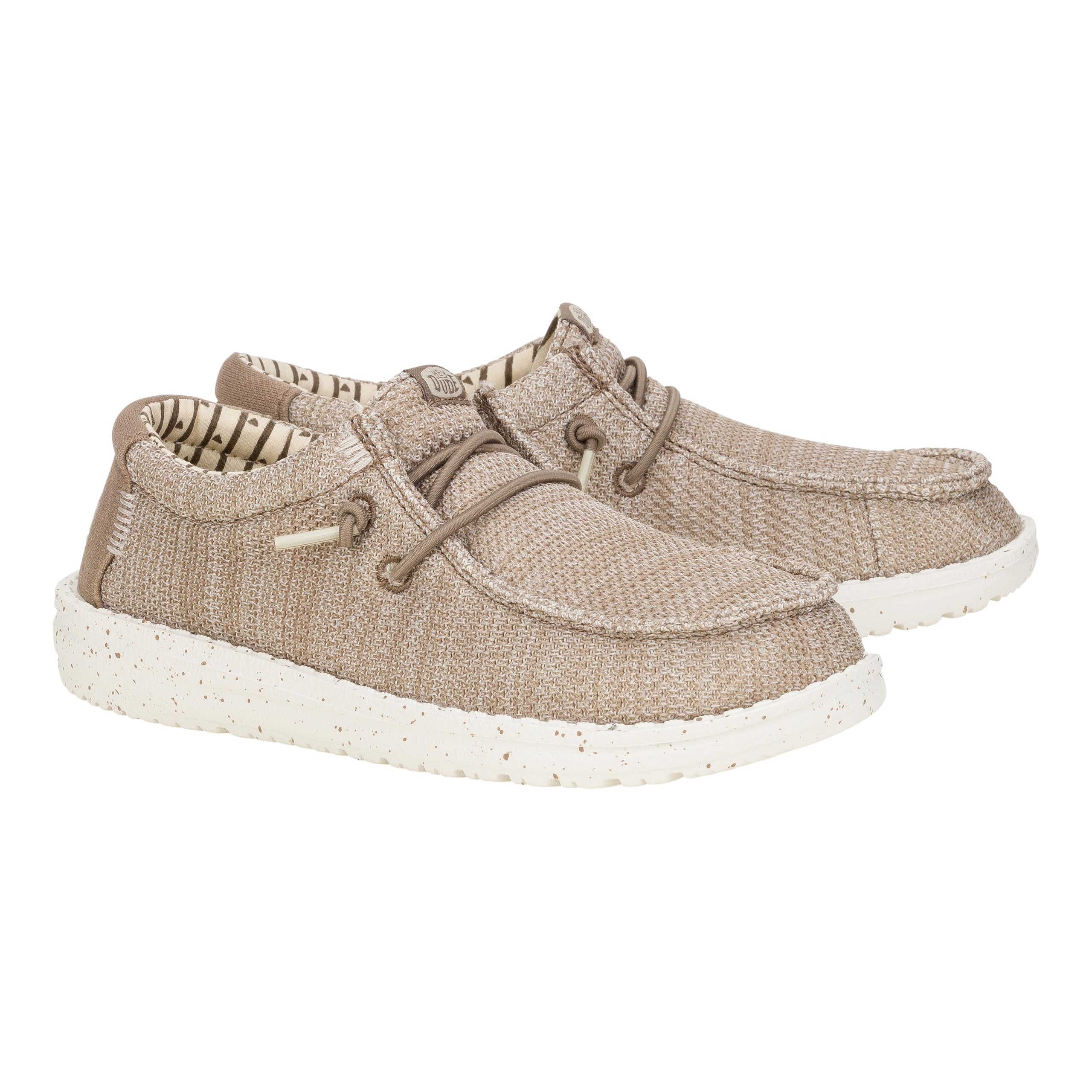 HEYDUDE Zapato sin cordones Wally Stretch Sox para niño, color nogal, talla 11 | Zapa